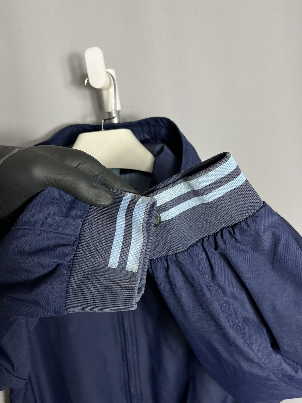 Fred Perry Fred Perry Tipped Hooded Sports Carbon Blue Jacket Mens Size US L / EU 52-54 / 3 - 8 Thumbnail