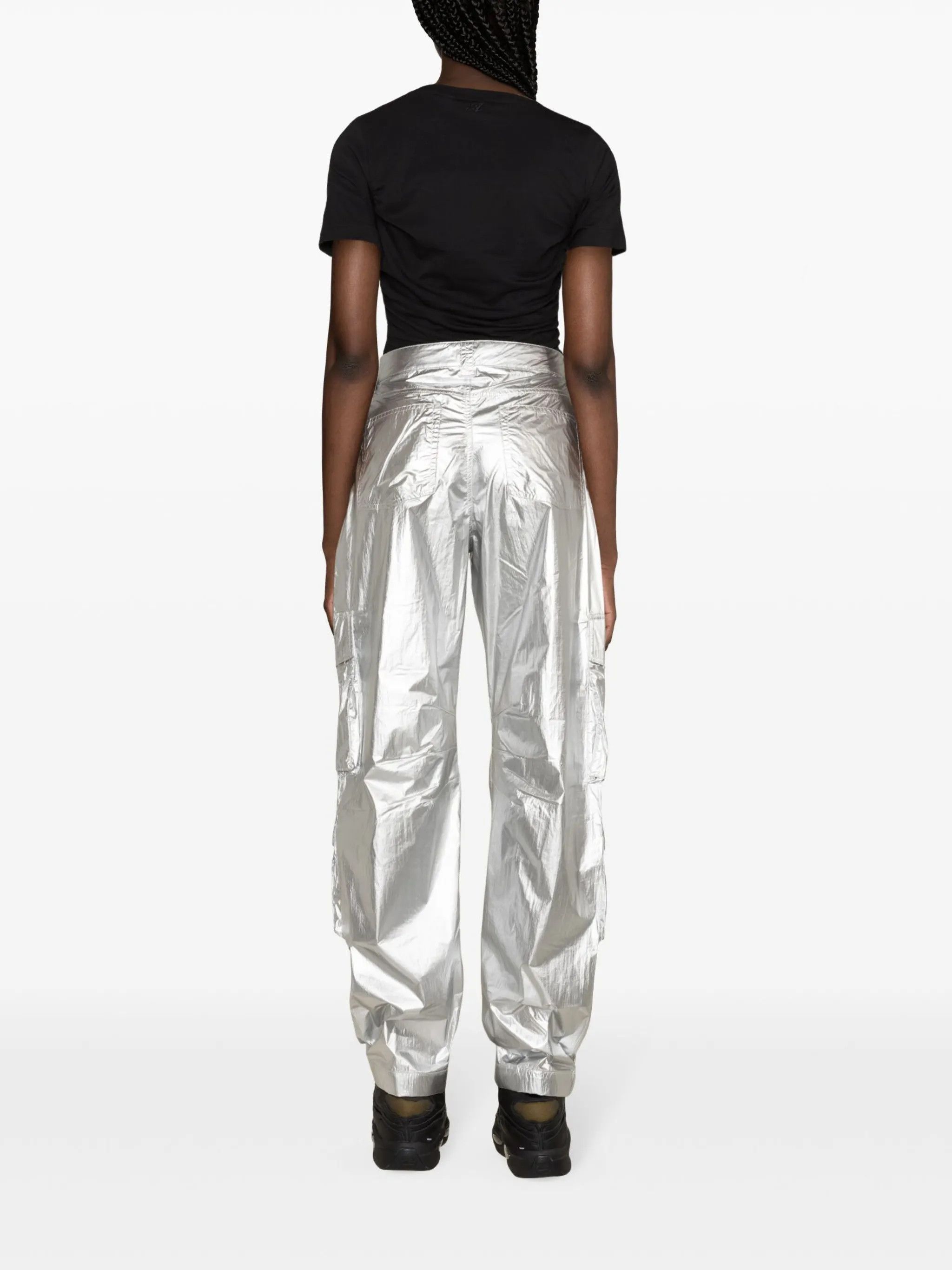 Golden Goose o1y0725 Cargo Pant in Silver Size 26" / US 2 / IT 38 - 4 Thumbnail