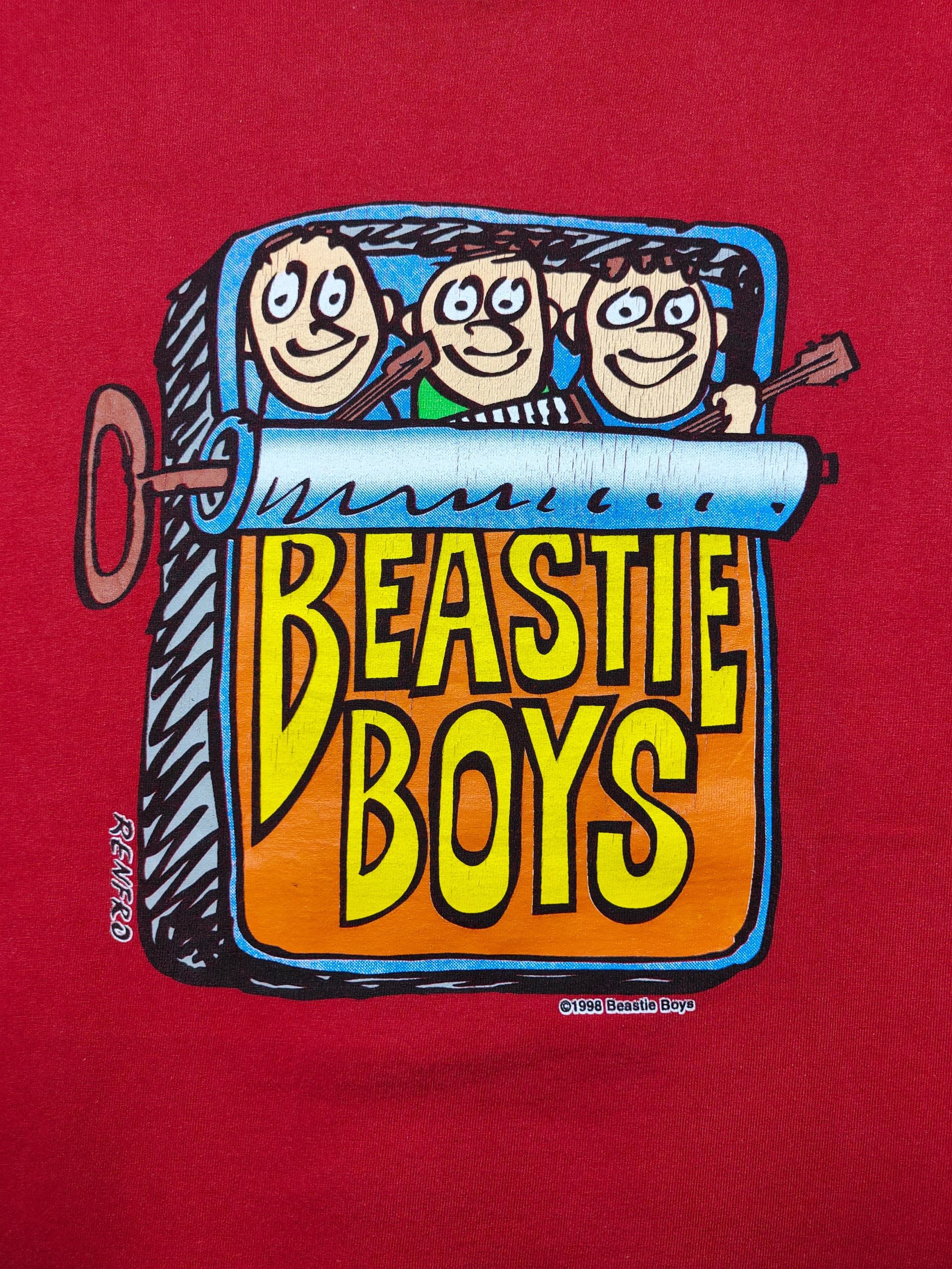 Band Tees VINTAGE 1998 BEASTIE BOYS SARDINE CAN RENFRO T SHIRT Size US S / EU 44-46 / 1 - 3 Thumbnail