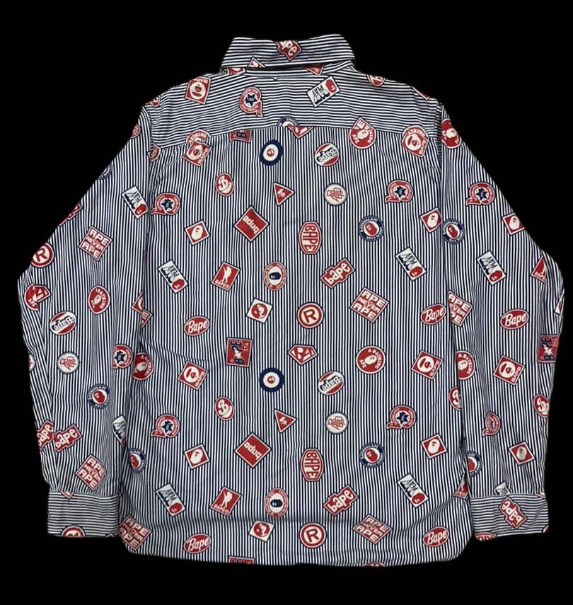 Bape A bathing ape shirts long sleeve size L Size US L / EU 52-54 / 3 - 6 Thumbnail