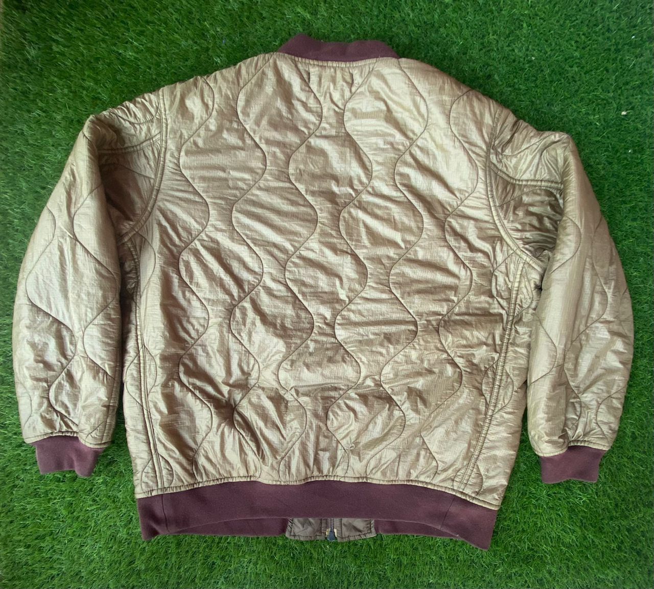 Japanese Brand Johnbull Quilted Liner Jacket Japan Size US M / EU 48-50 / 2 - 2 Thumbnail