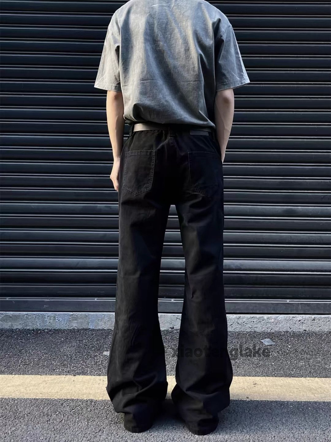 Designer × Japanese Brand × Vintage utility outdoor punk yuppie flared patchwork pants Size US 30 / EU 46 - 7 Thumbnail