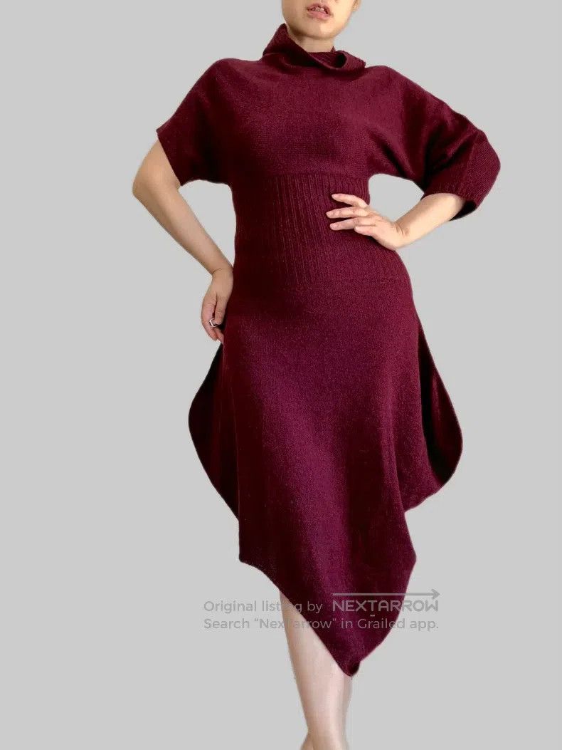 Issey Miyake Issey Miyake Blended Wool Deformable Dress Size M / US 6-8 / IT 42-44 - 1 Thumbnail