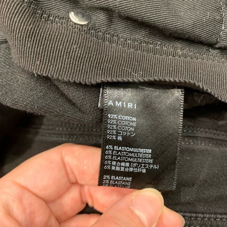 Amiri Amiri Black Flared Pants Zipper Pants Size US 36 / EU 52 - 4 Thumbnail