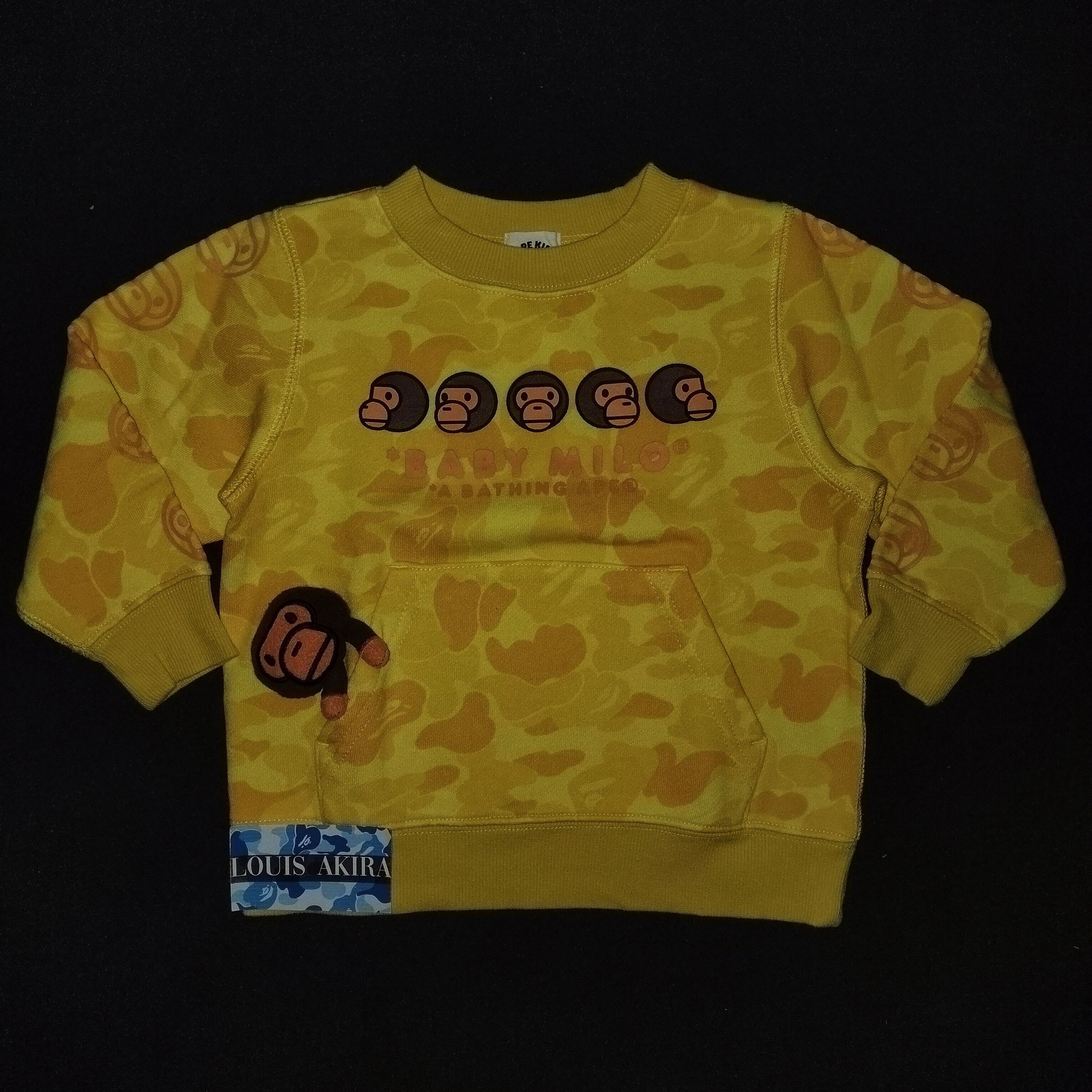 Bape Exclusive BAPE KIDS Store Baby Milo Camo Crewneck Plush Doll Size ONE SIZE - 1 Thumbnail