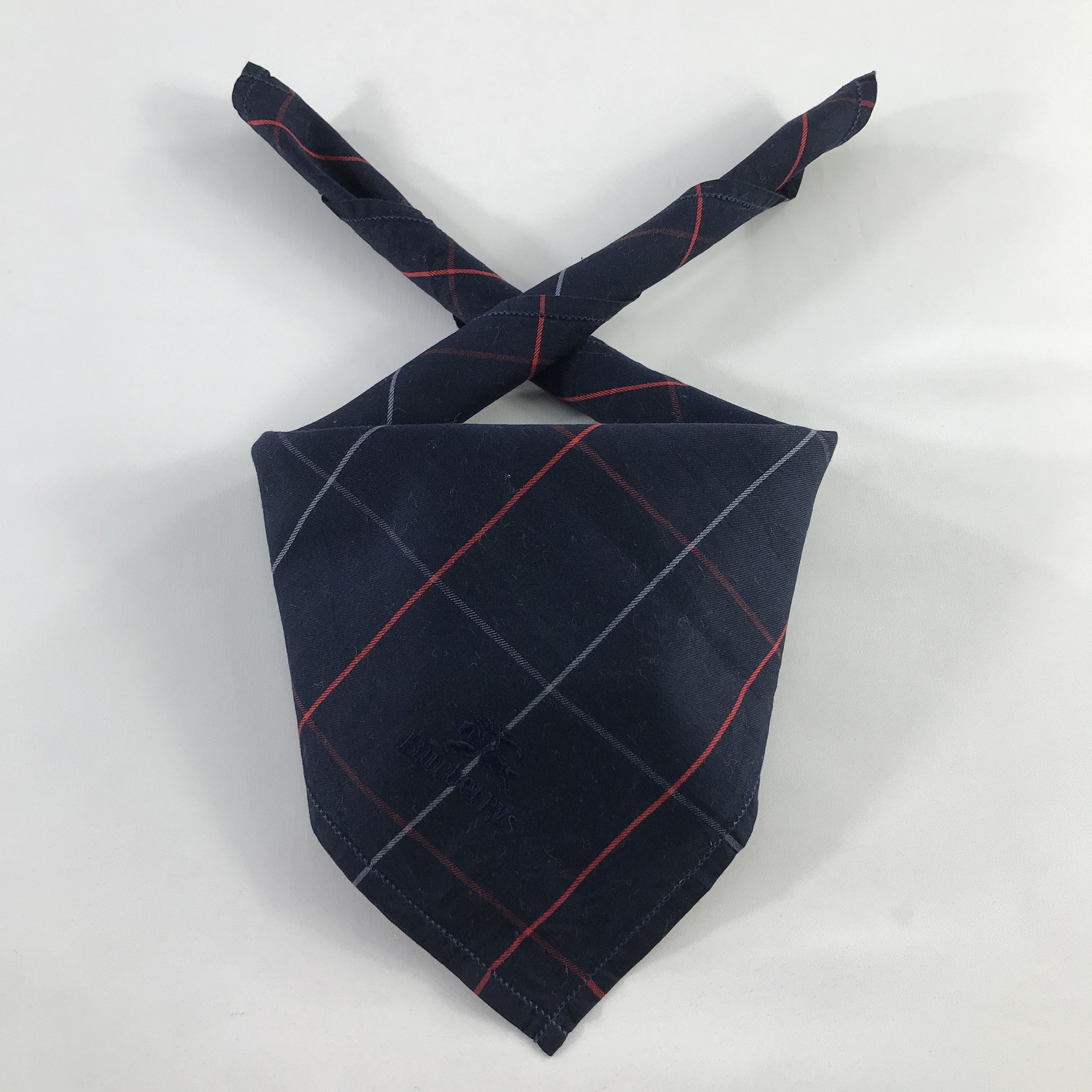 Burberry × Vintage Burberry Bandana / Handkerchief / Neckerchief - S683 Size ONE SIZE - 3 Thumbnail