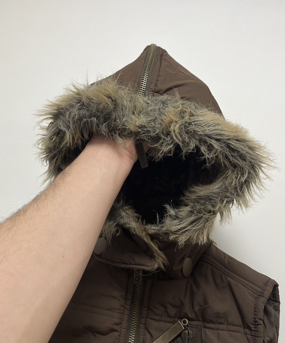 Hysteric Glamour × Undercover Military LGB If Six Was Nine Style Faux Fur Zip Vest Jacket Size US S / EU 44-46 / 1 - 12 Thumbnail