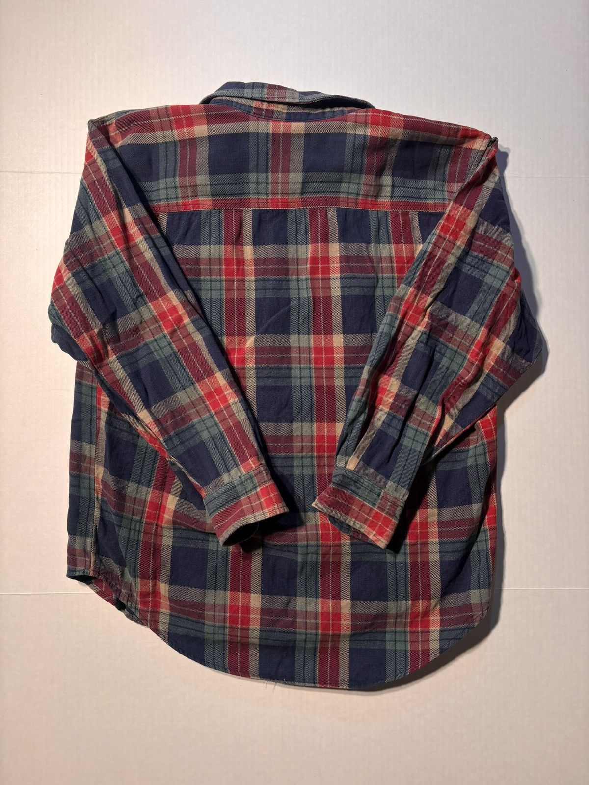 Vintage Vtg North Crest Button Up Plaid Flannel 90s Sz Large Western Size US L / EU 52-54 / 3 - 9 Thumbnail