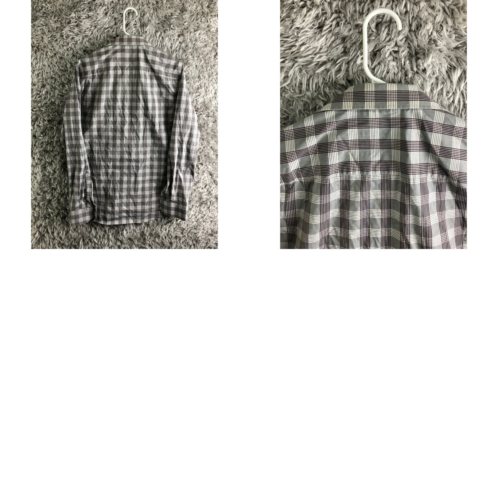 Geoffrey Beene Geoffrey Beene Slim Fit Shirt Size 15 34/35 Mens Long Sleeve Spread Collar Shirt Gray Size US M / EU 48-50 / 2 - 9 Thumbnail