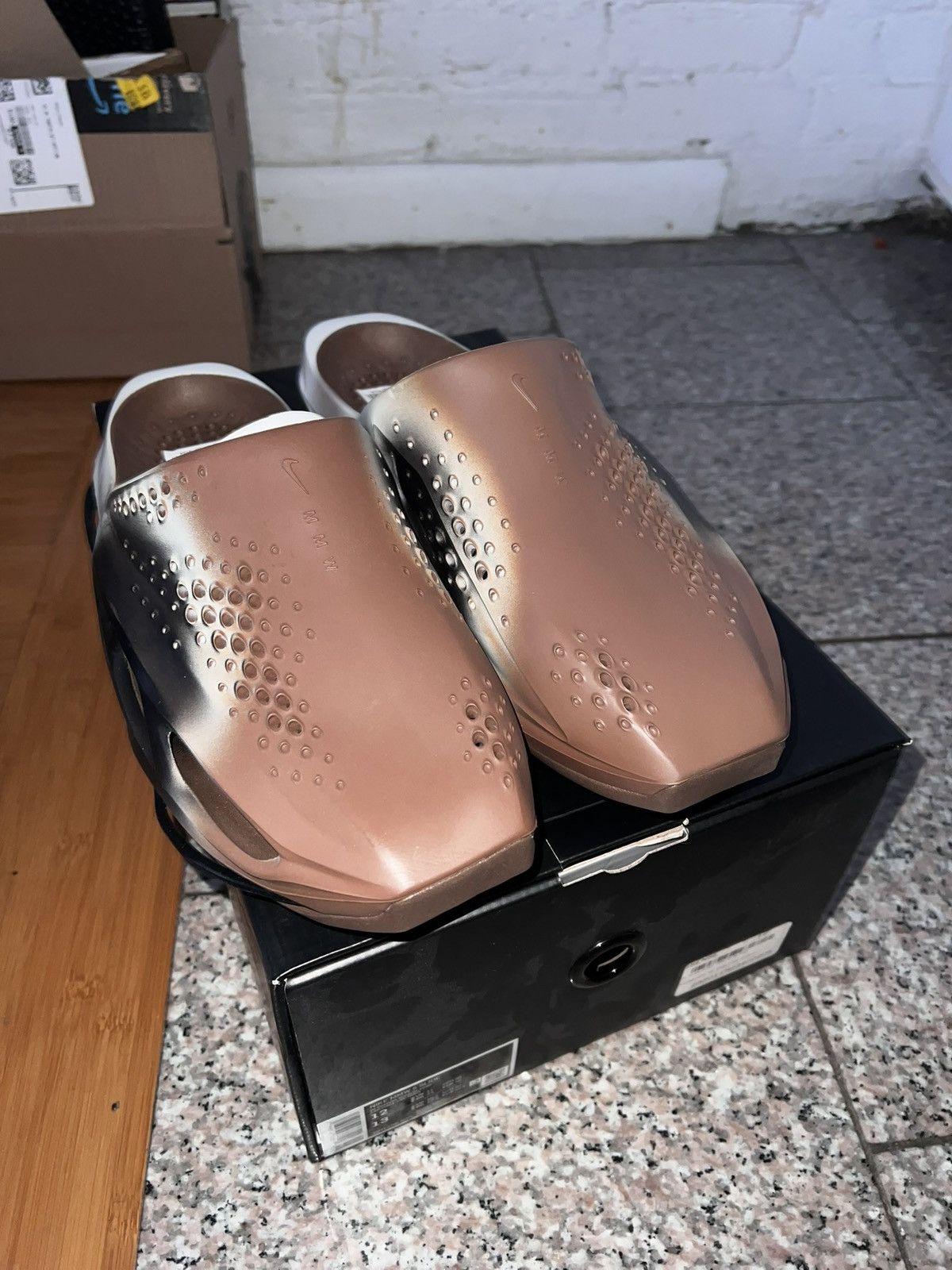 MMW × Nike Nike MMW Khaki slides Size US 12 / EU 45 - 5 Thumbnail