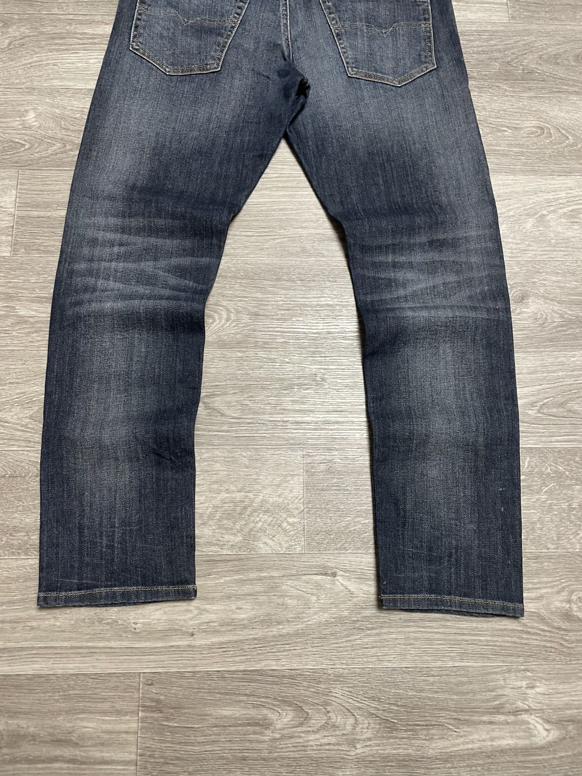 Diesel Vintage Diesel Krayver Regular Fit Blue Wash Denim Jeans 32 Size US 32 / EU 48 - 15 Thumbnail
