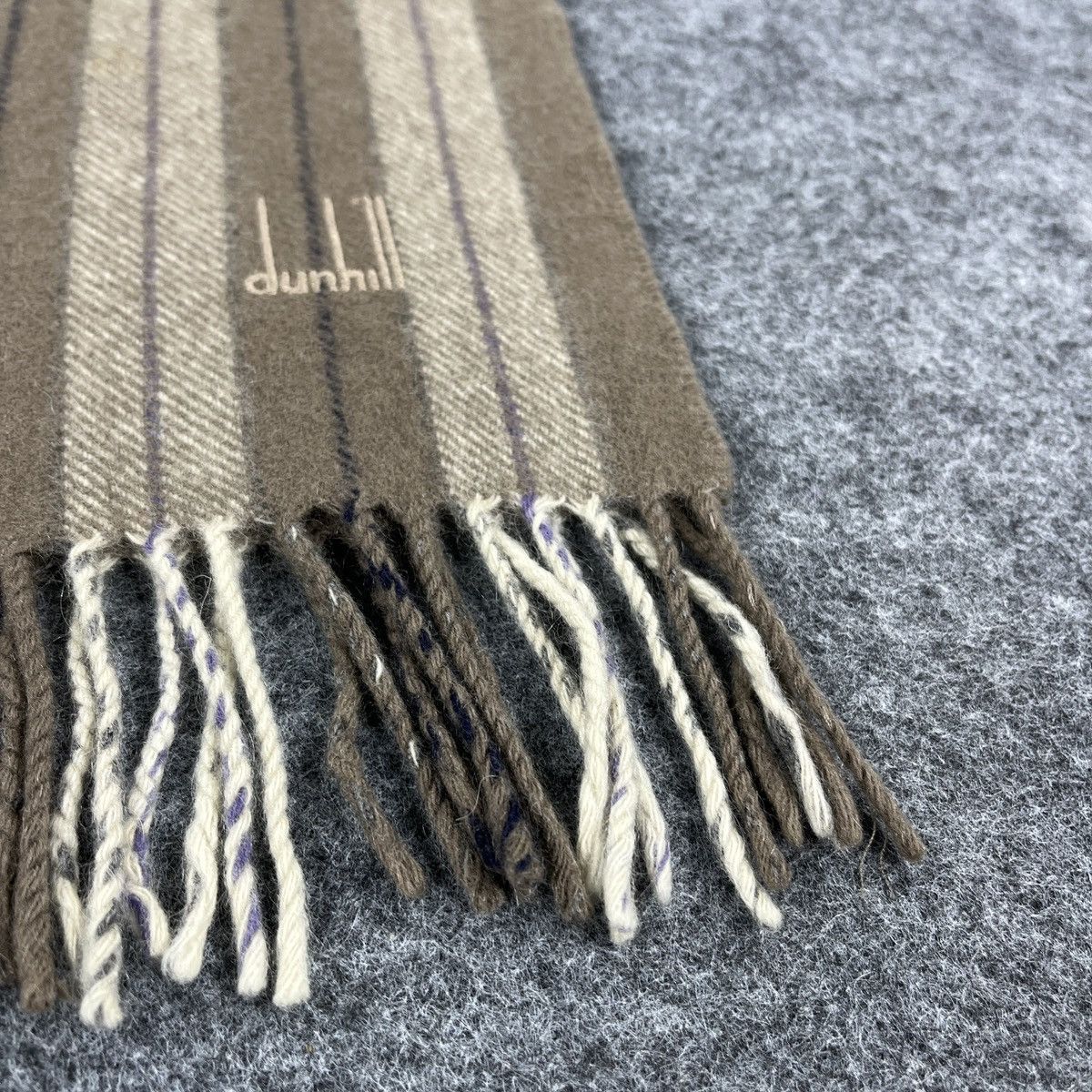Alfred Dunhill × Vintage Vintage Dunhill Scarf / Muffler / Neckwear T997 Size ONE SIZE - 9 Thumbnail