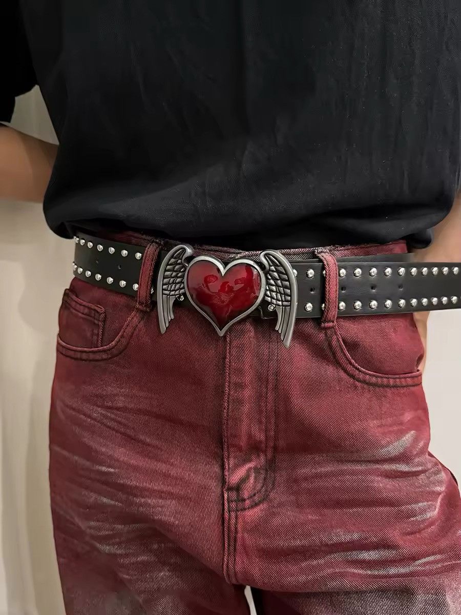 Other red heart Goth Y2k belt Size ONE SIZE - 1 Thumbnail