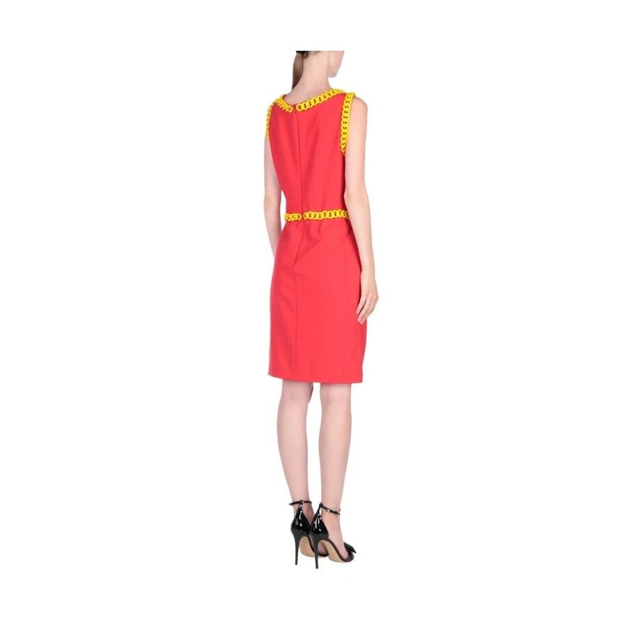 Moschino AW14 Moschino Couture Jeremy Scott McDonalds Belted Dress Size XS / US 0-2 / IT 36-38 - 4 Thumbnail