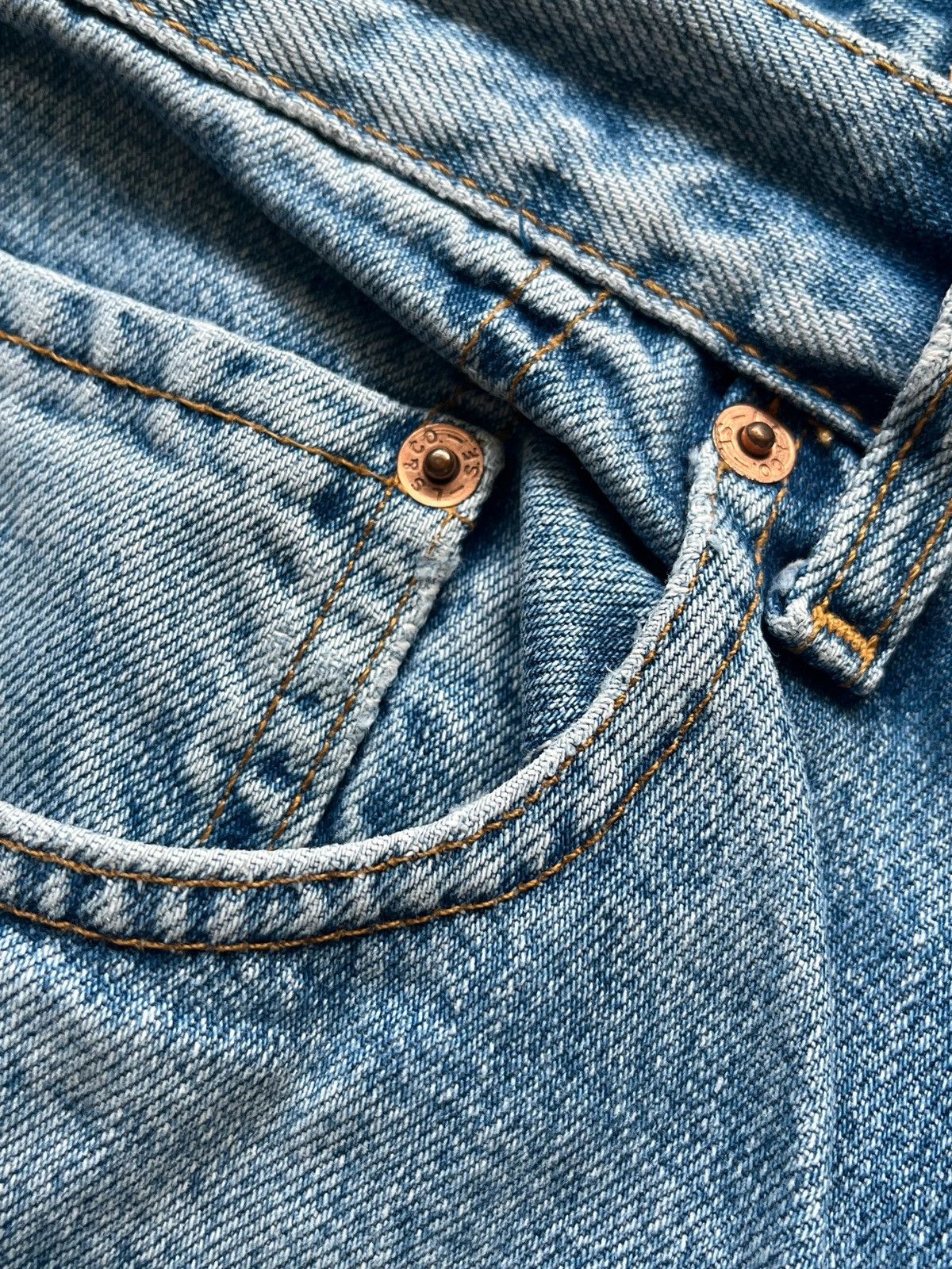 Levi's Levi’s 514 Jeans Sz W30 L34 Orange Tab Vintage 1996 Size 30" / US 8 / IT 44 - 6 Thumbnail