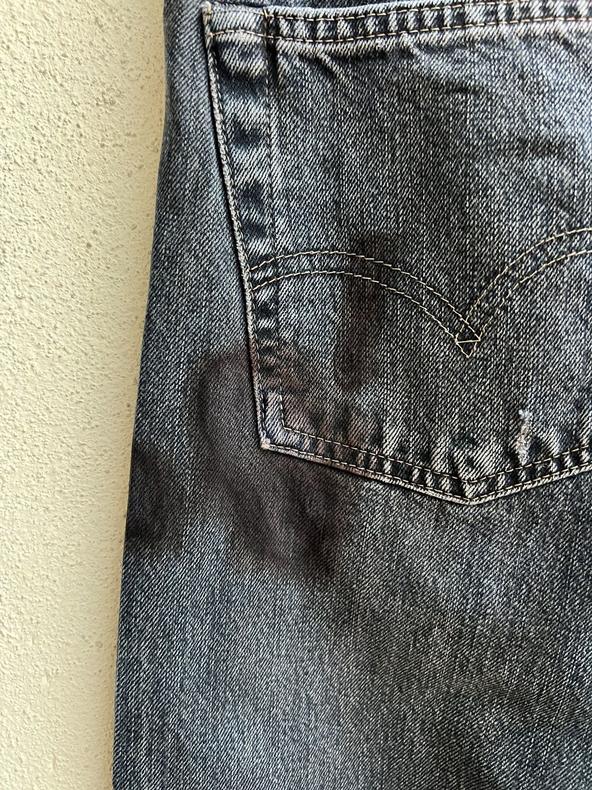 Levi's Vintage Clothing Vintage LVC Levi’s 551Z XX Distressed Denim Selvedge Jeans Size US 32 / EU 48 - 17 Thumbnail