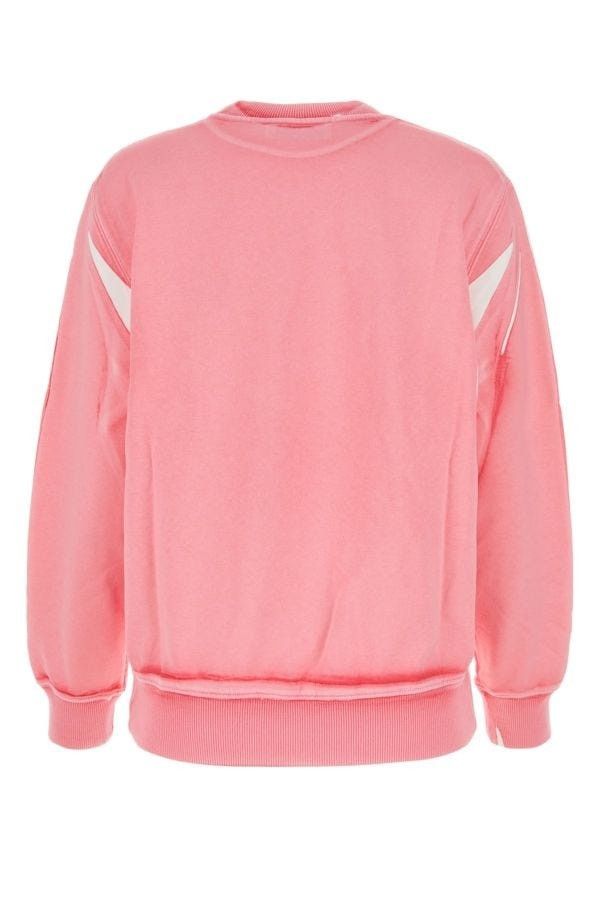 Lanvin o1y0225 Logo Crewneck Sweatshirt in Pink/White Size US S / EU 44-46 / 1 - 2 Thumbnail