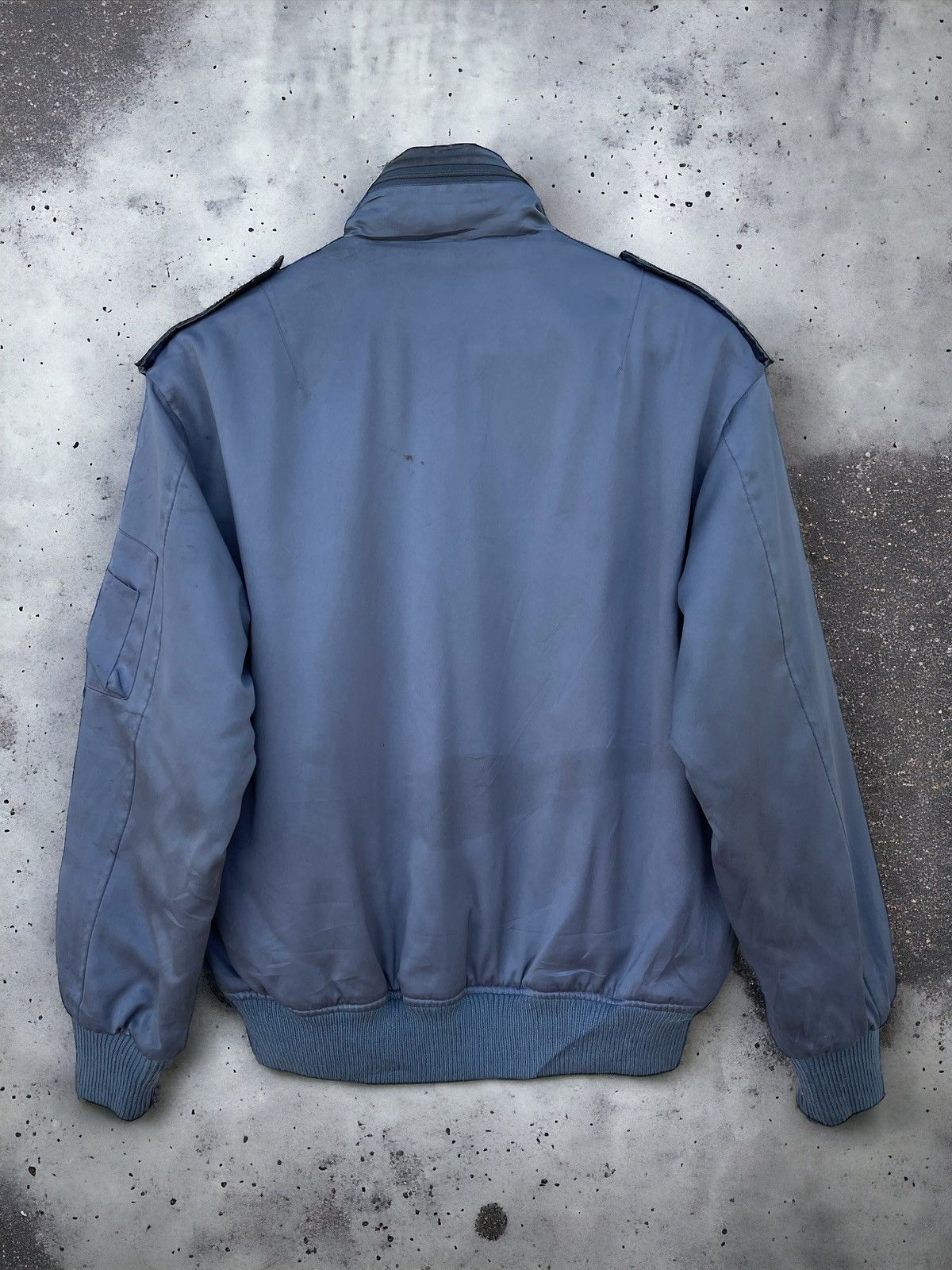 Vintage 🔥Vintage Us Military Satin Flight Pilot Bomber Jacket Size US S / EU 44-46 / 1 - 4 Thumbnail