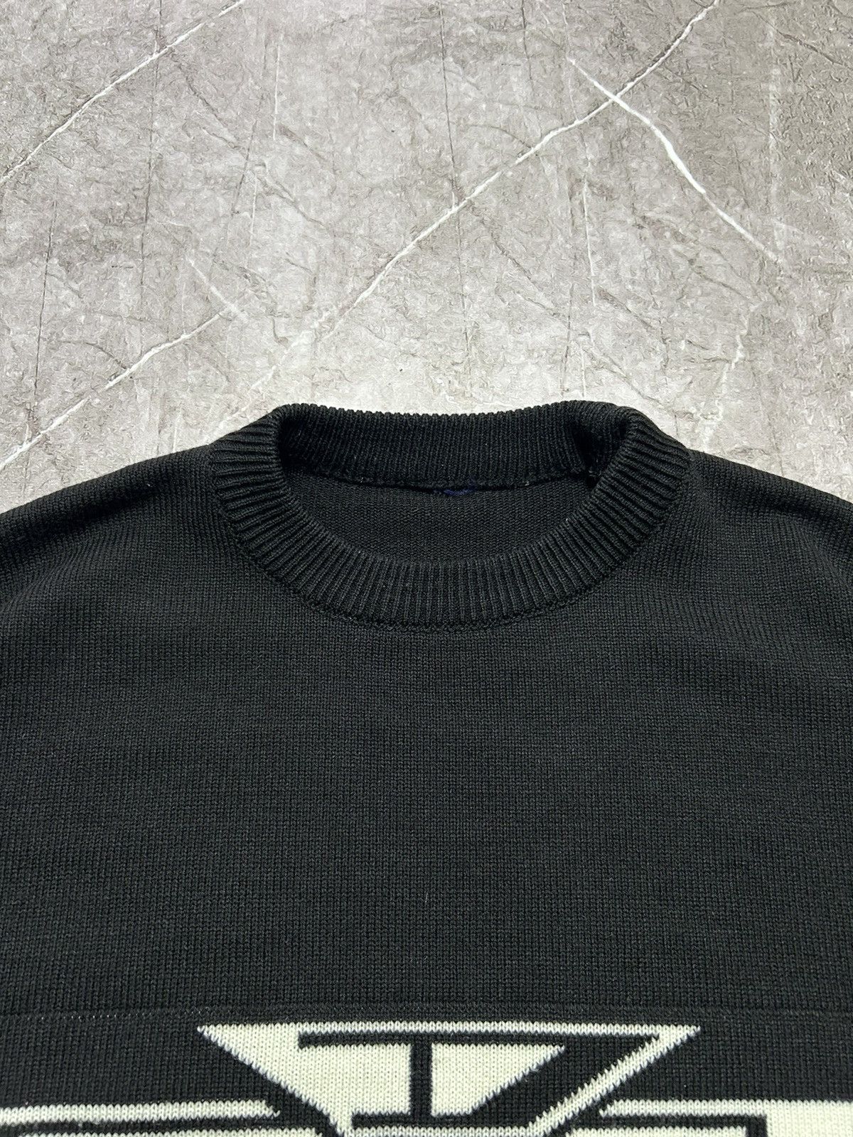 Diesel × Vintage Vintage 90s Diesel Sweater Knitwear Center Logo Size US L / EU 52-54 / 3 - 6 Thumbnail