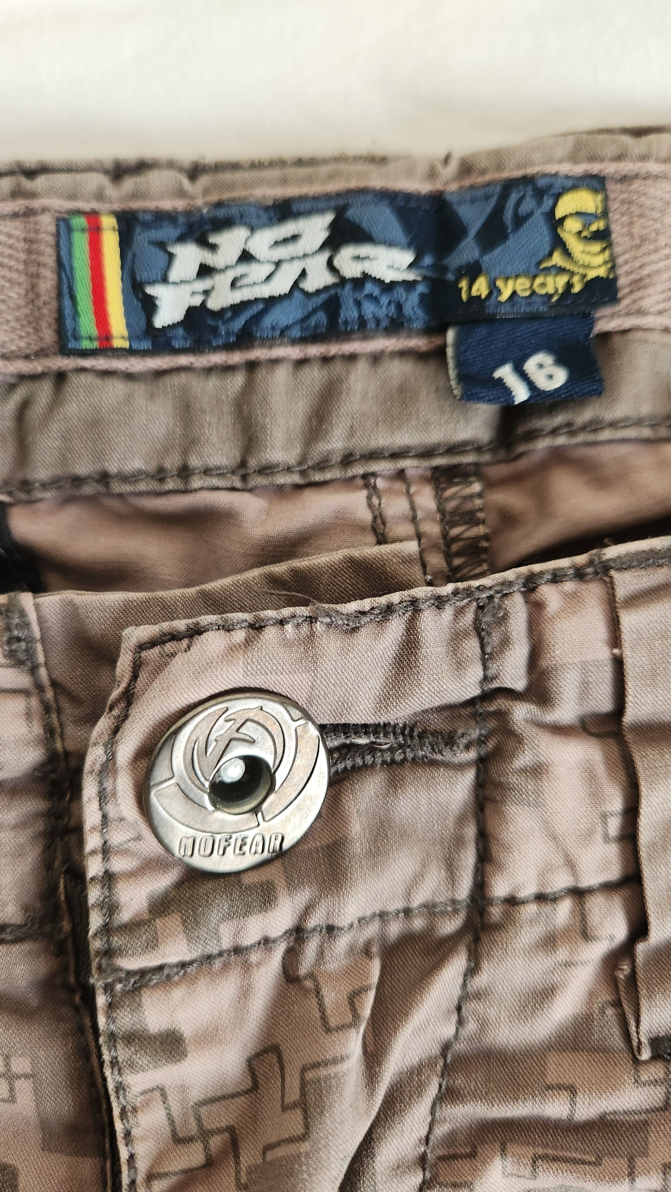 No Fear × Vintage No fear cargo camo rare pants Size US 26 / EU 42 - 2 Thumbnail