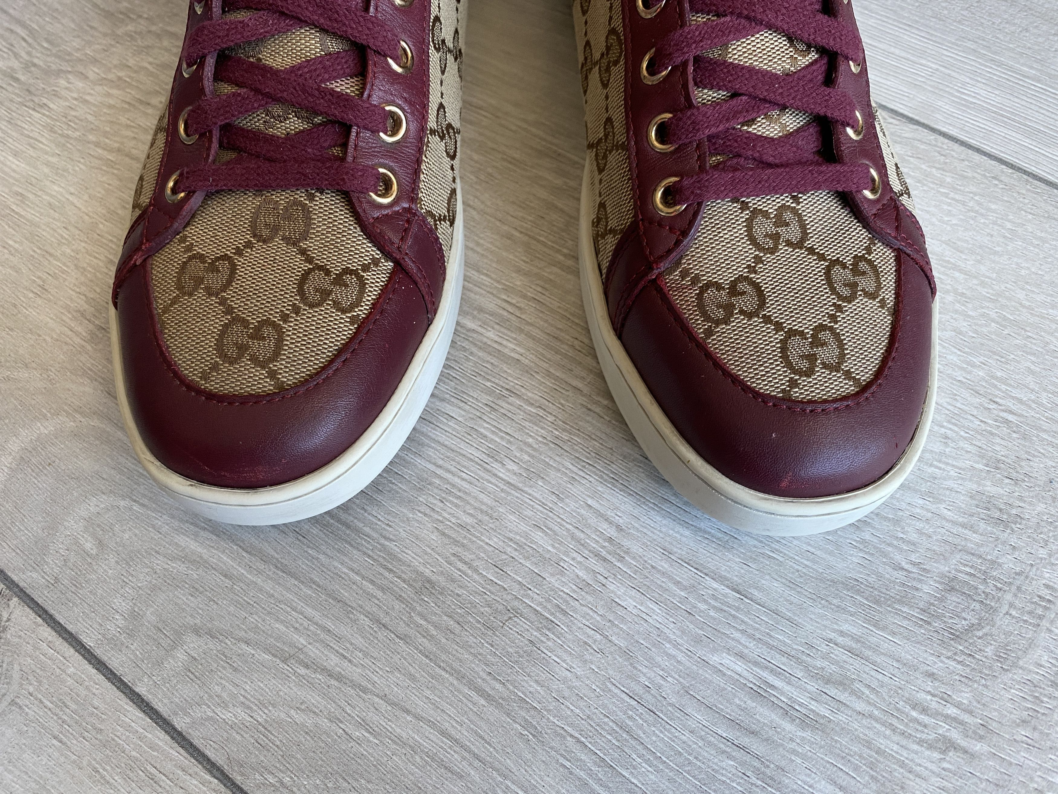 GUCCI Brooklyn high sneaker GG monogram