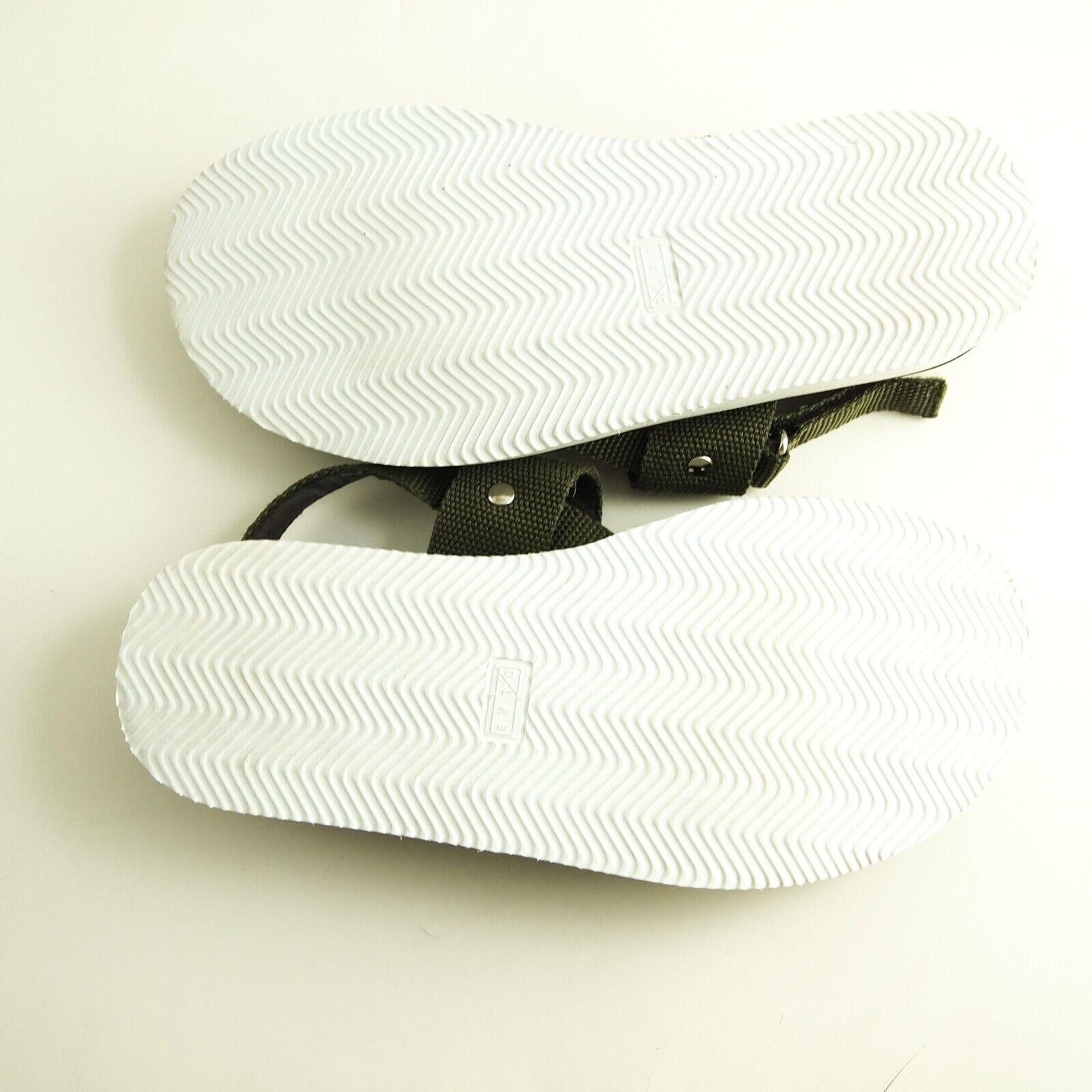 Designer Navyboot Strappy Sandals Green Fabric Mens US 9 EU 42 Size US 9 / EU 42 - 9 Thumbnail