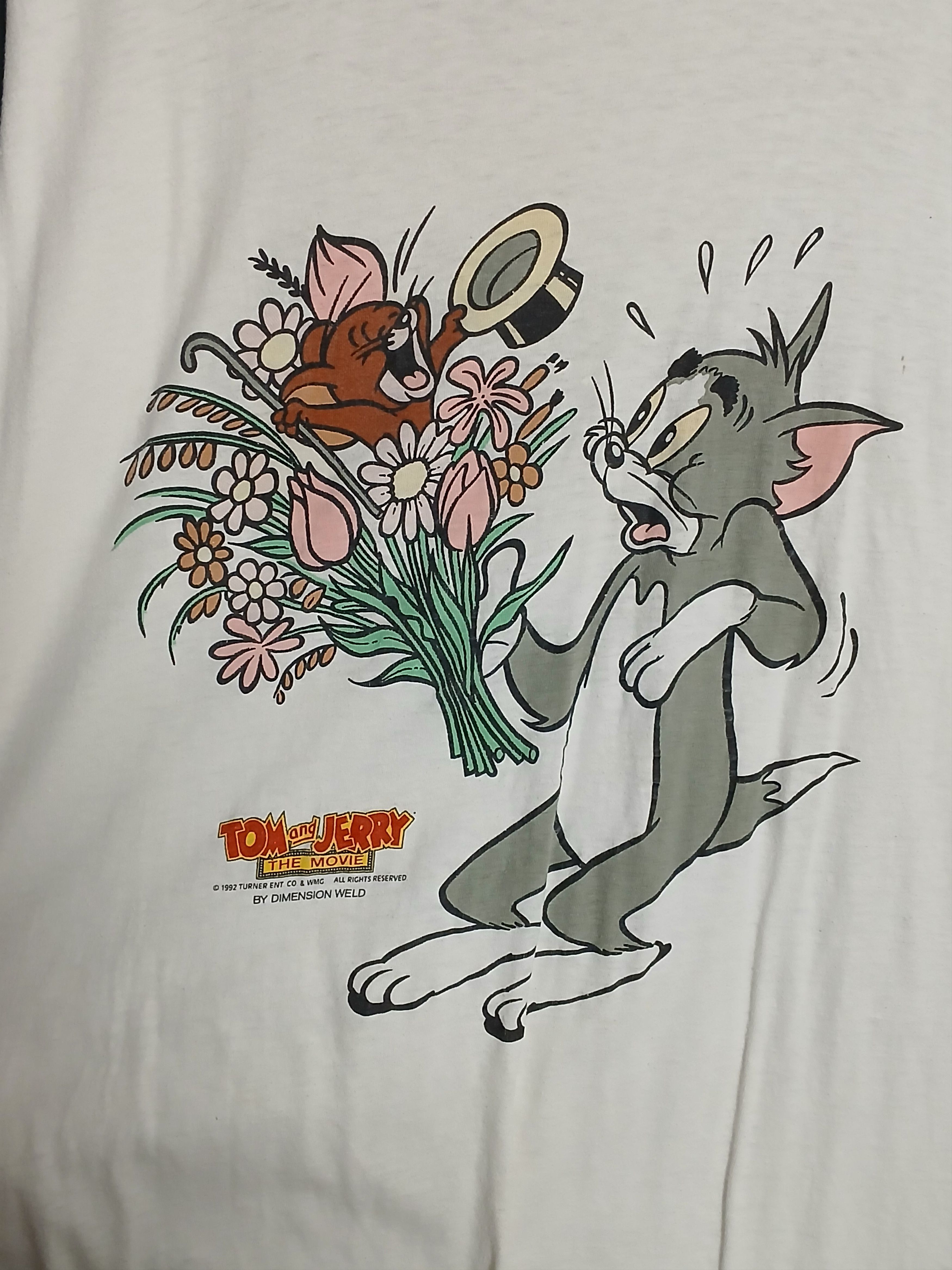 Cartoon Network Vintage 1992 Tom And Jerry T-Shirt Size US L / EU 52-54 / 3 - 3 Thumbnail