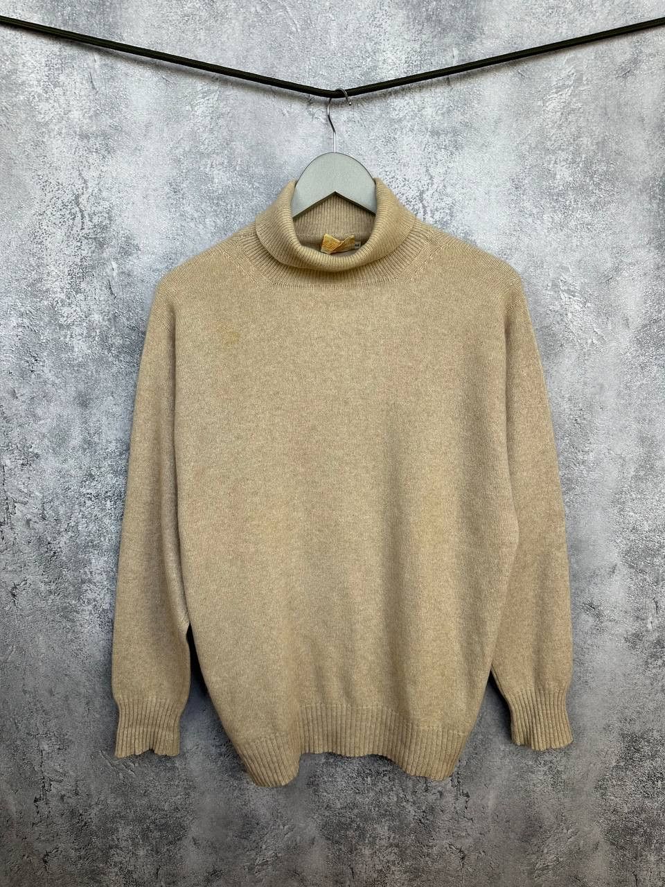 Vintage McGeorge of Scotland 100% Cashmere Sweater Vintage Roll Neck Size US M / EU 48-50 / 2 - 1 Thumbnail