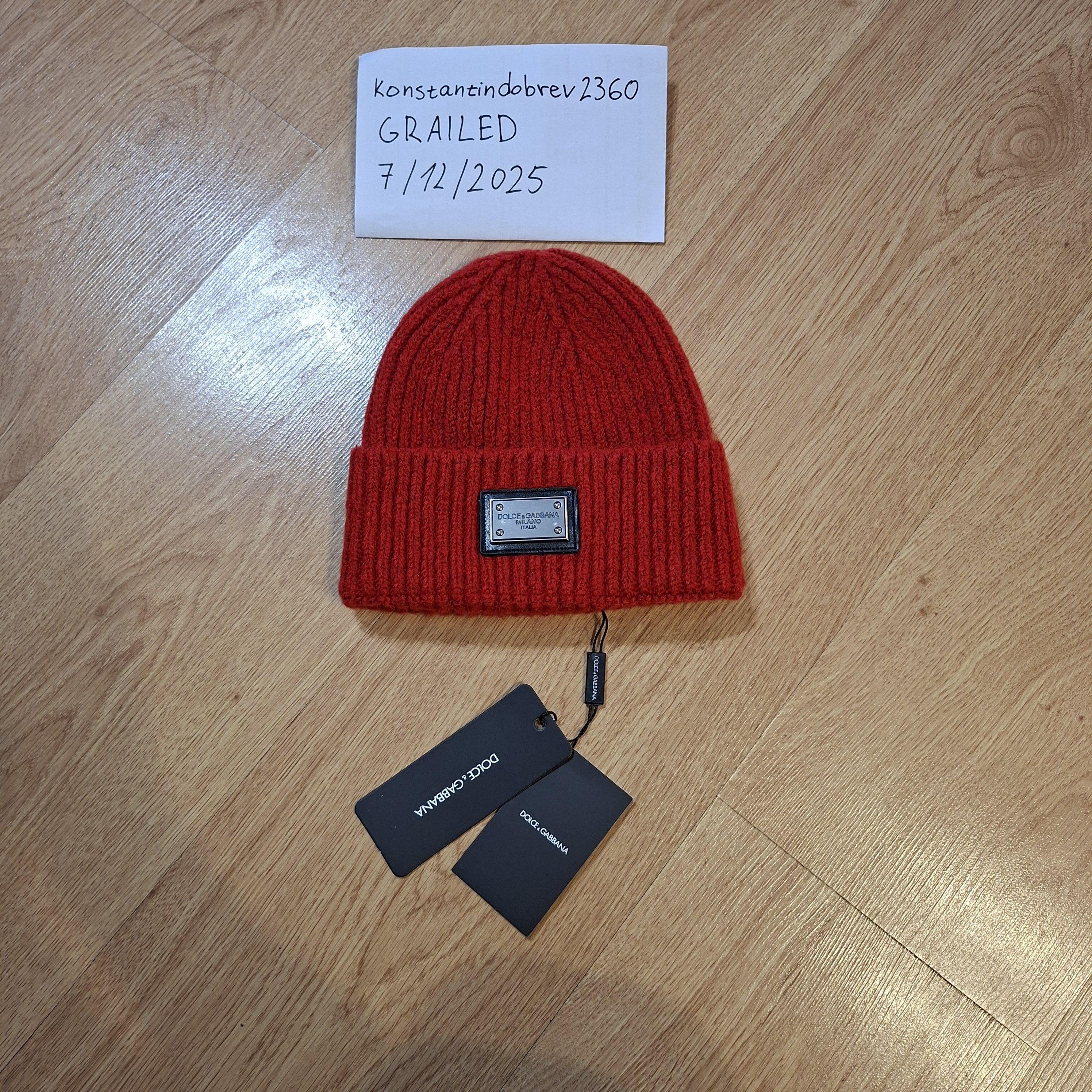 Dolce & Gabbana Dolce Gabbana red hat Size ONE SIZE - 3 Thumbnail