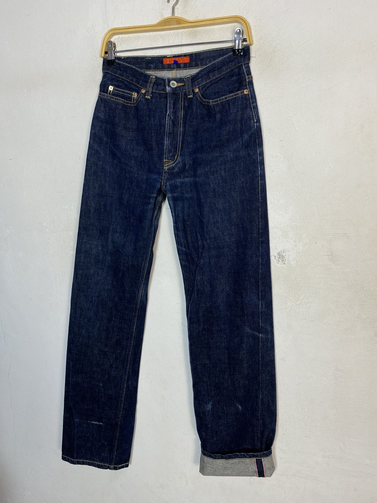 Other Miracle Woman Japan Selvedge Indigo Denim Jeans Straight Cut Size US 28 / EU 44 - 4 Thumbnail