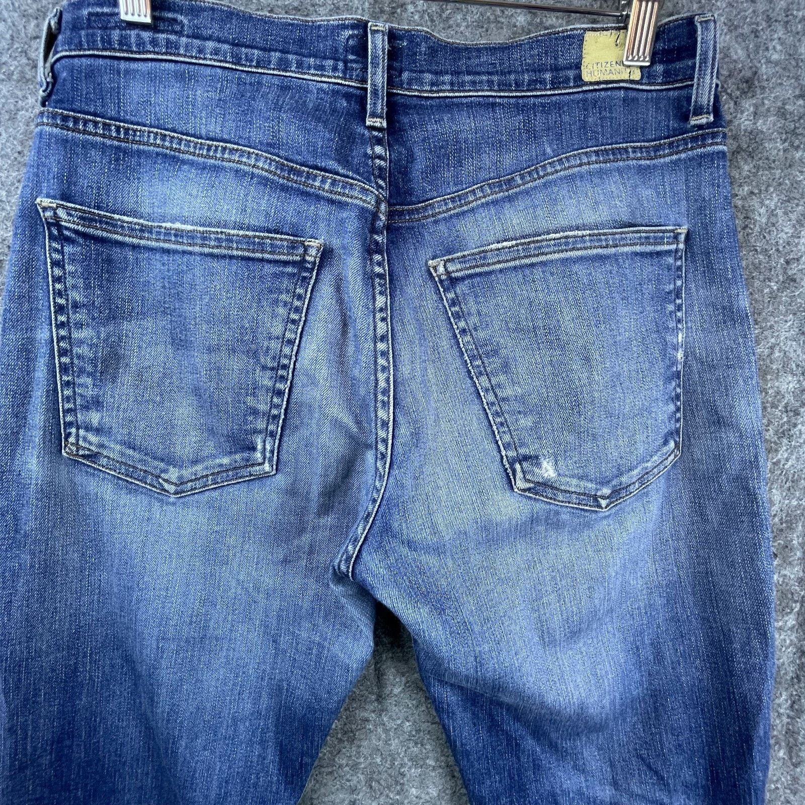 Citizens Of Humanity Citizens of Humanity Jeans Womens 27 BootCut Blue Ripped Raw Size 27" / US 4 / IT 40 - 9 Thumbnail