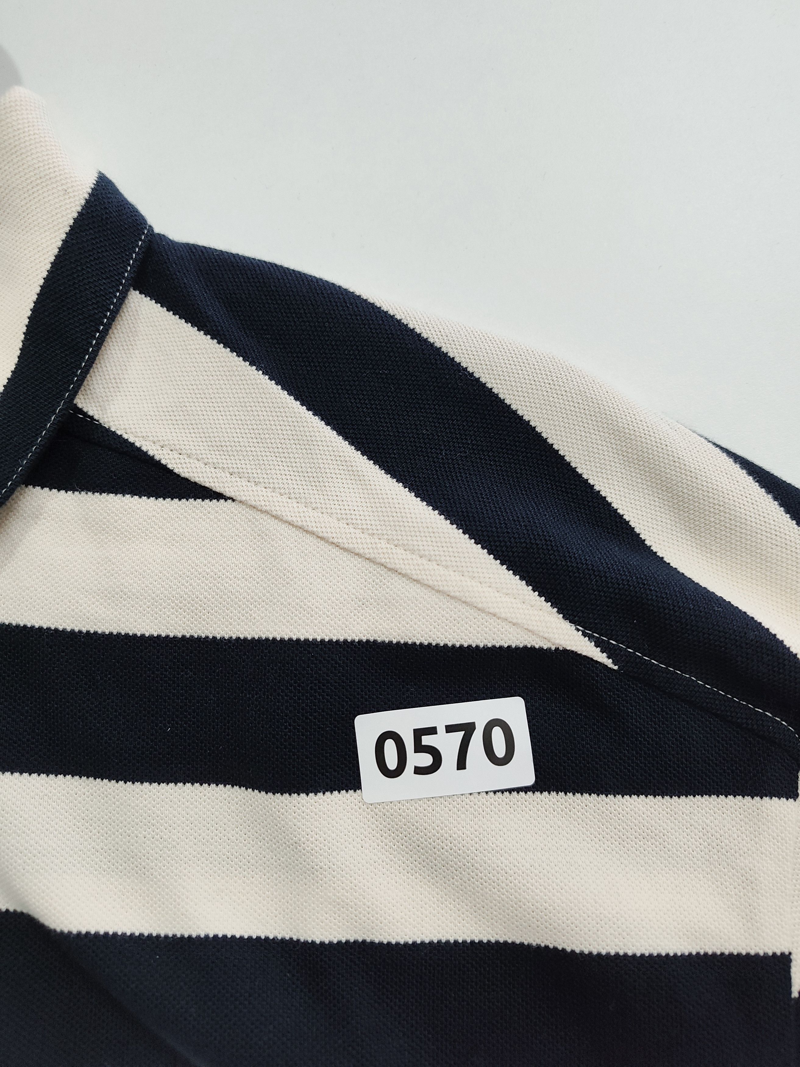 Brain Dead Brain dead x A.P.C. "Striped Pique Polo" Size US M / EU 48-50 / 2 - 8 Thumbnail