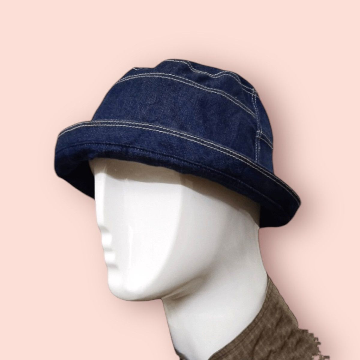 Japanese Brand × Vintage RARE VINTAGE JAPAN DENIM BUCKET HAT Size ONE SIZE - 2 Thumbnail