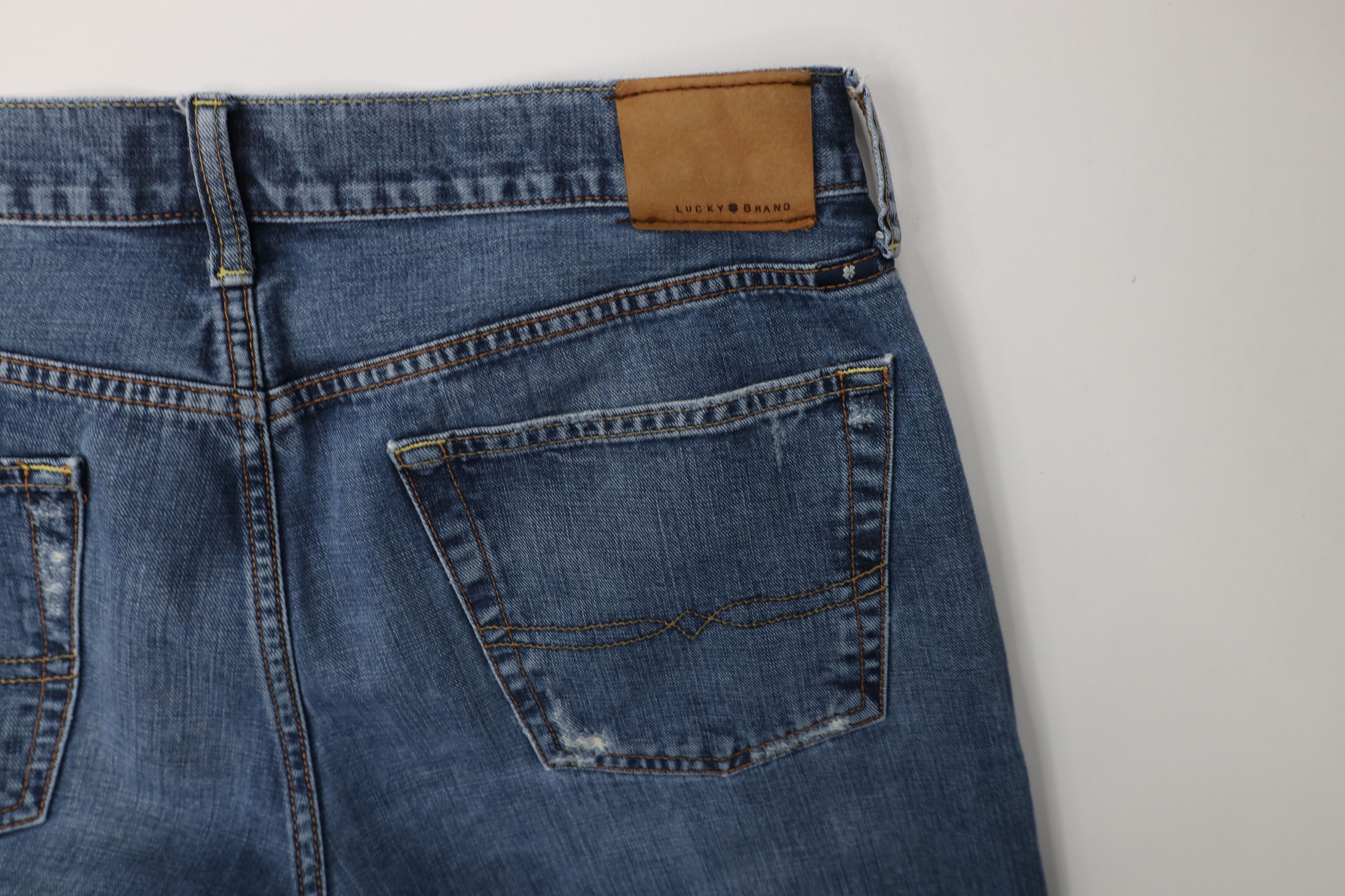 Lucky Brand Vintage Y2K Lucky Brand Straight Wide Leg Denim Jeans Size US 38 / EU 54 - 15 Thumbnail