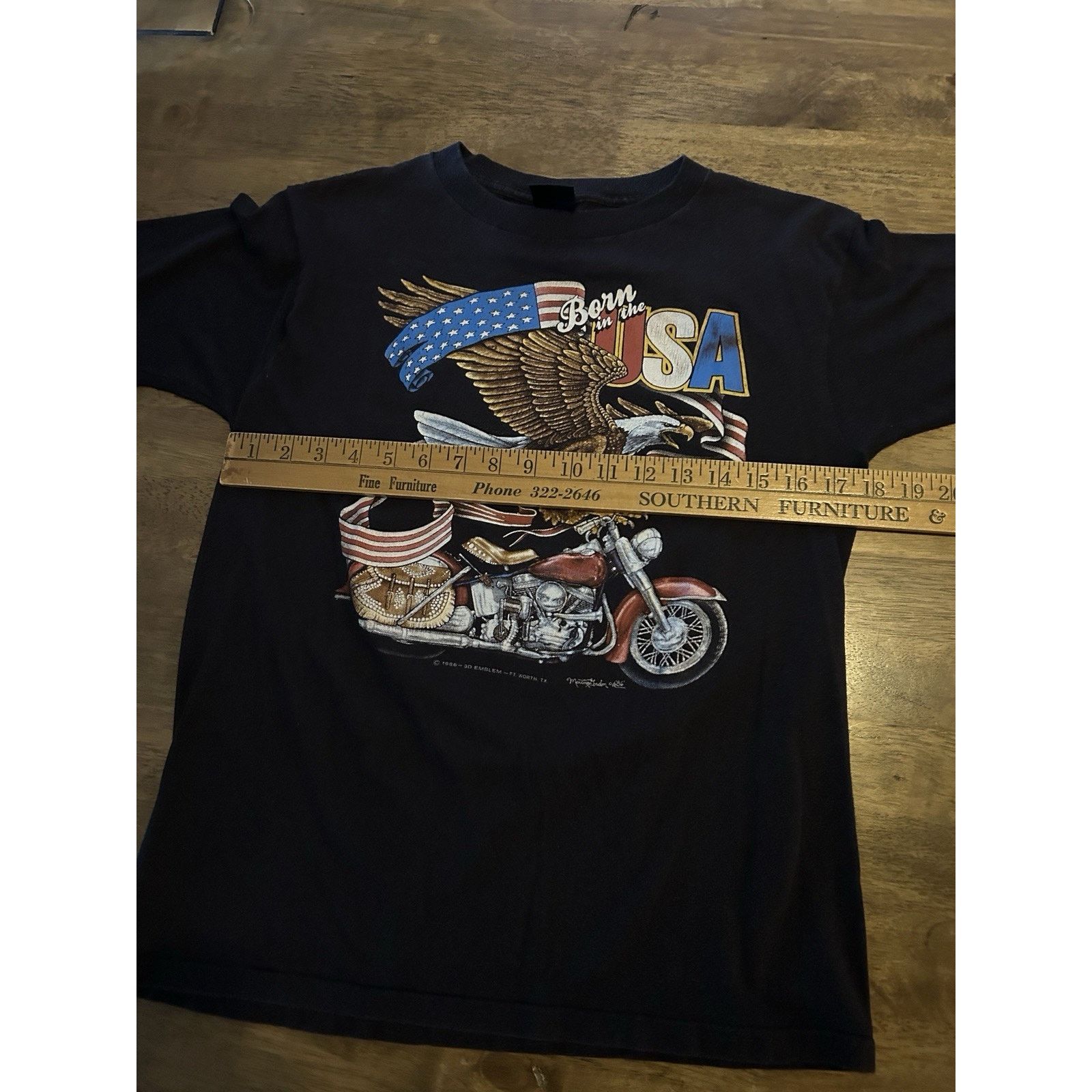 Harley Davidson × Vintage Vintage Harley Davidson 3D Emblem Shirt Size Medium EAGLE Size US M / EU 48-50 / 2 - 10 Thumbnail