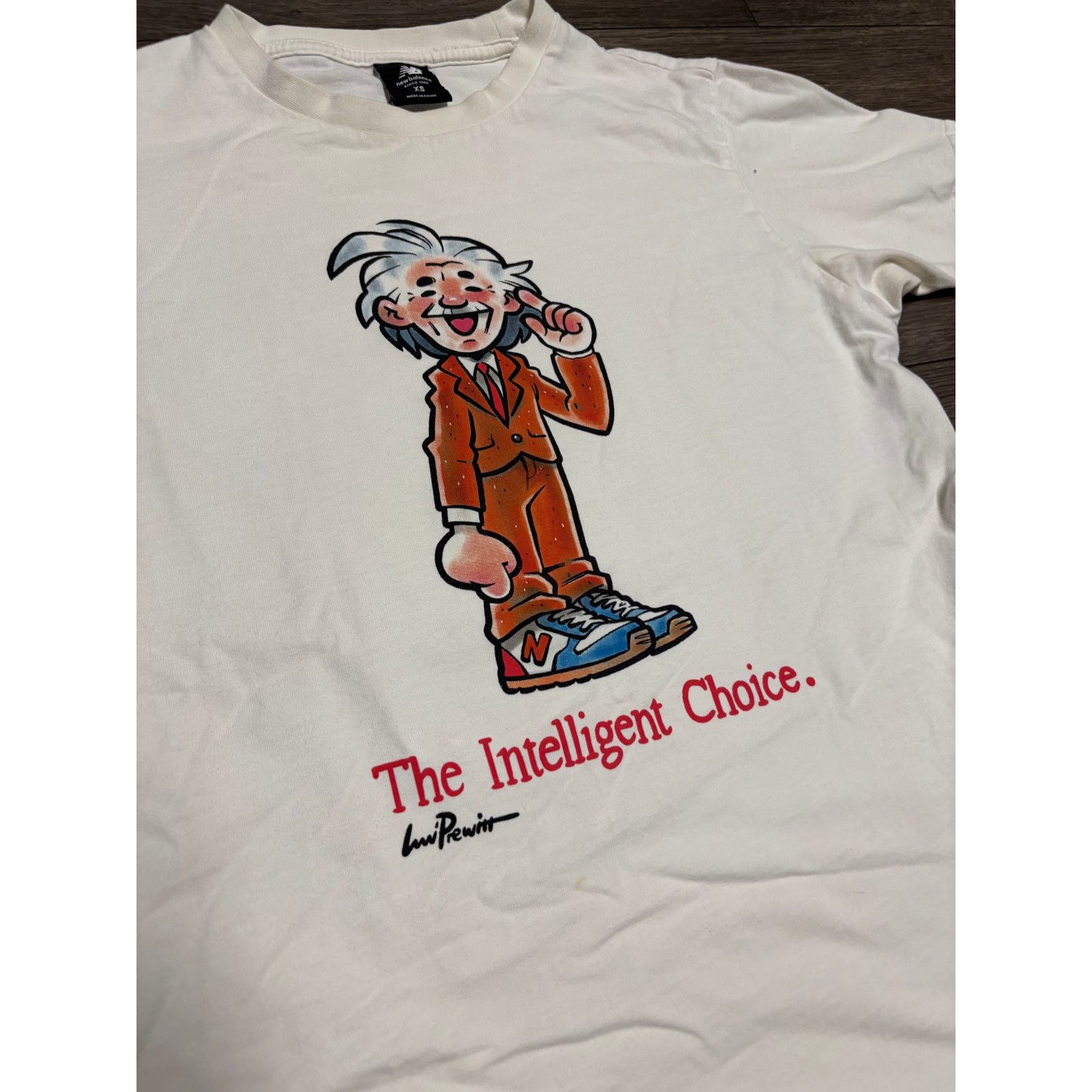 New Balance New Balance Intelligent Choice Albert Einstein White Tee XS Size US XS / EU 42 / 0 - 2 Thumbnail