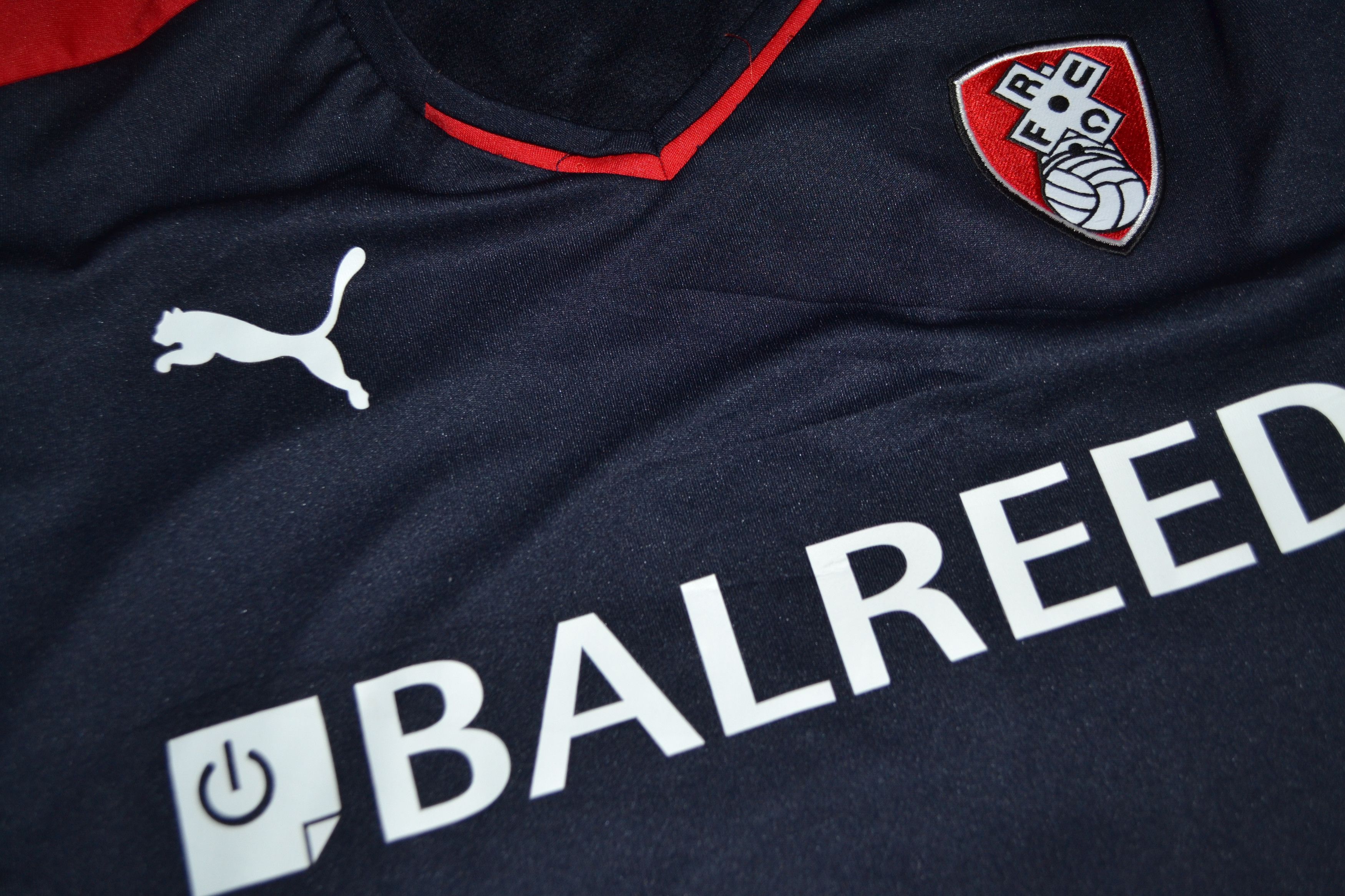 Puma Rotherham United Shirt Match Worn 2015 2016 Soccer Jersey Size US L / EU 52-54 / 3 - 4 Thumbnail