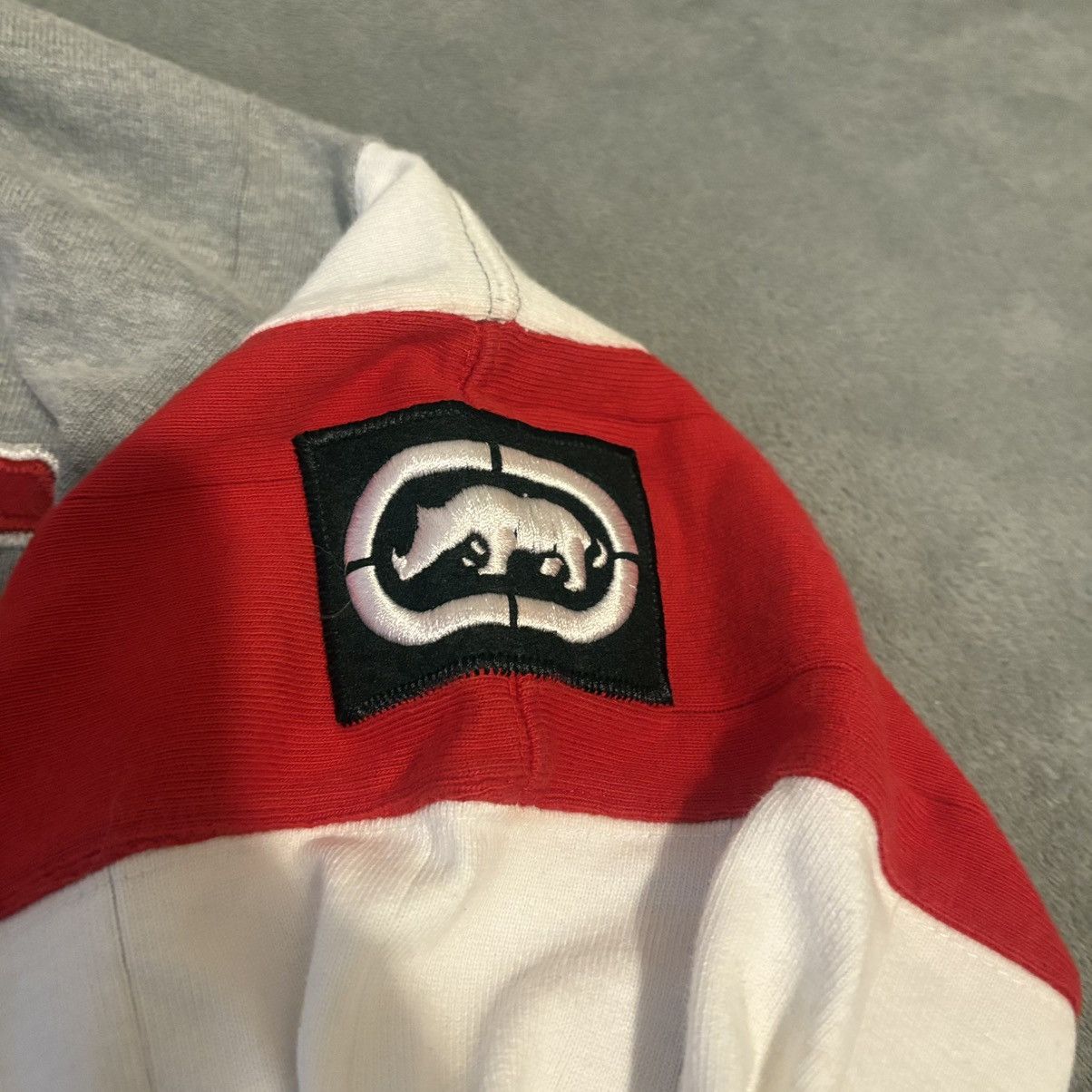 Vintage Y2K Ecko Unltd Rhino Spellout Knit Shirt XXL