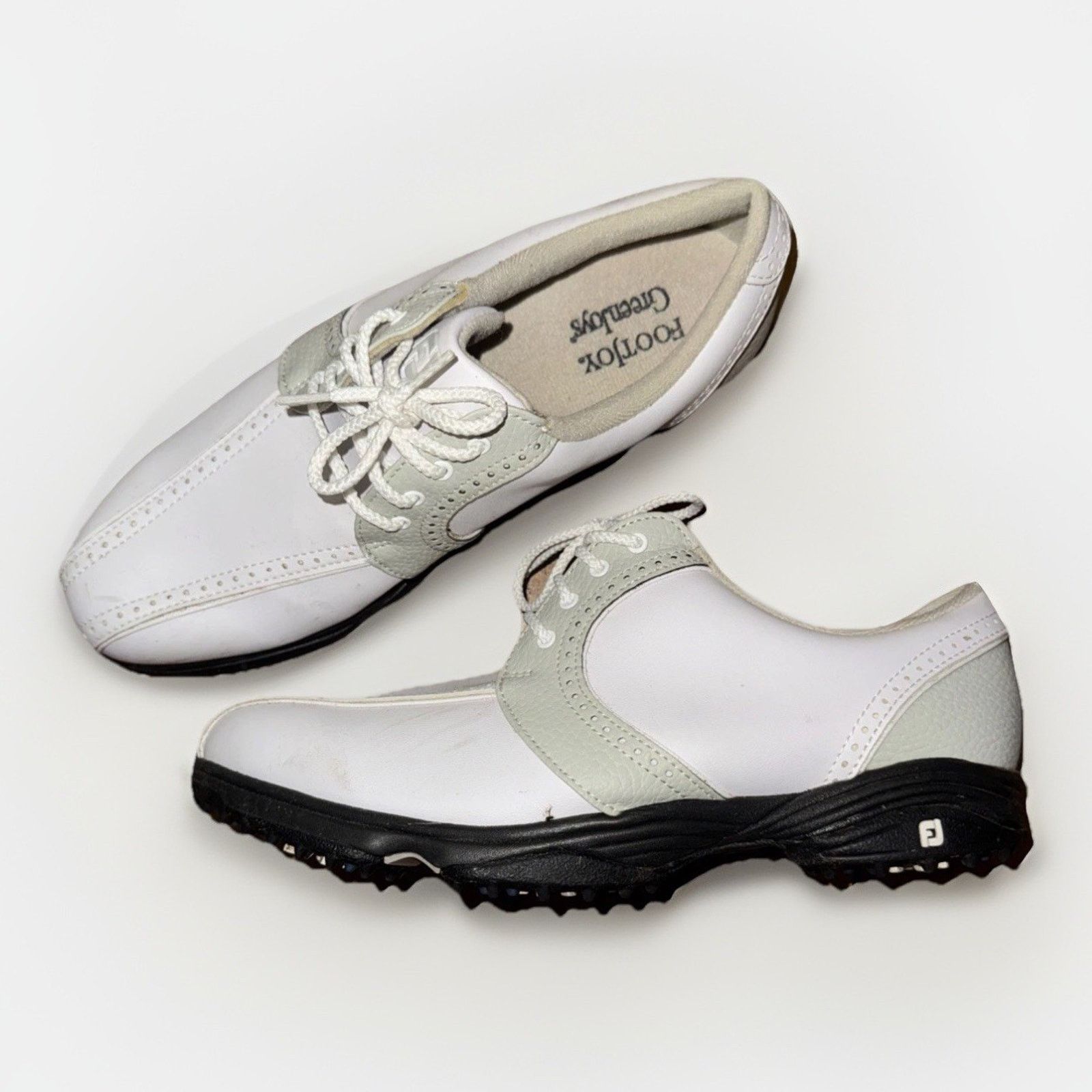 Footjoy FootJoy GreenJoy Golf Shoes White Leather Men’s Size 9M Size US 9 / EU 42 - 3 Thumbnail