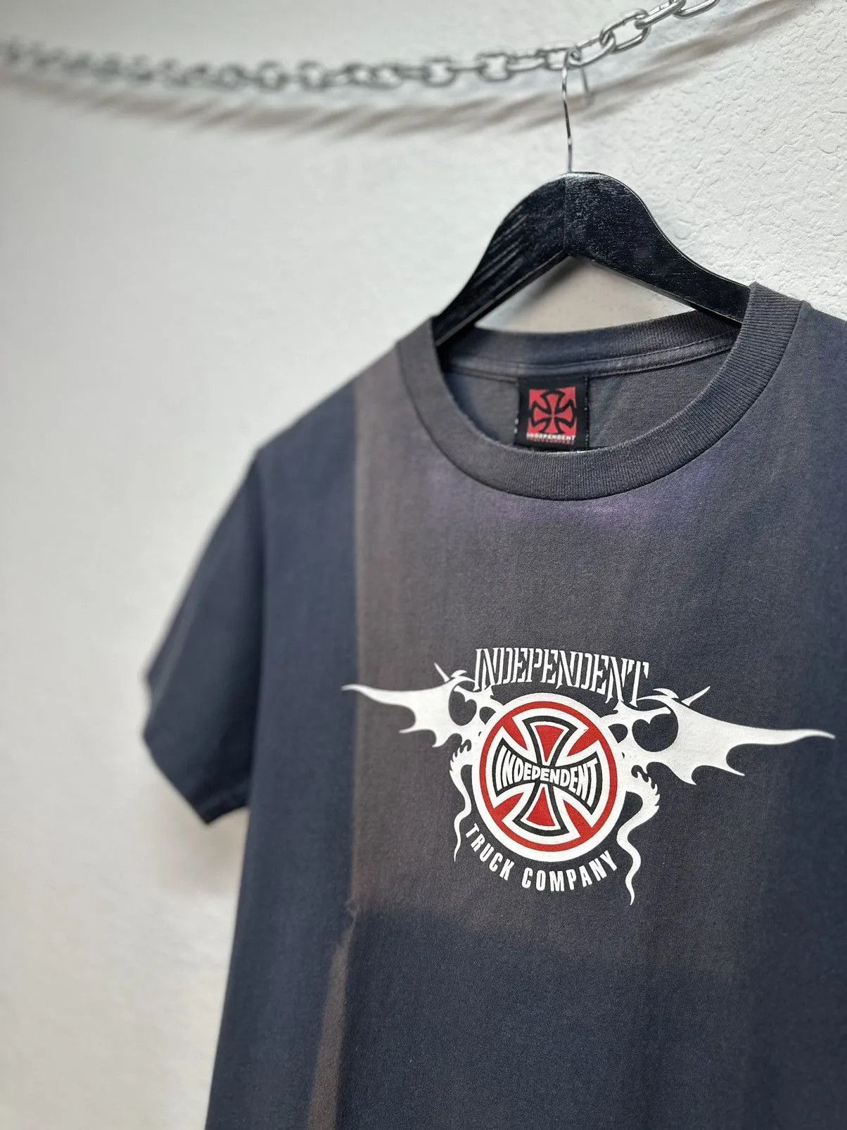 Independent Truck Co. Vintage Independent Faded VTG Distressed No Fear Work Wear Size US M / EU 48-50 / 2 - 7 Thumbnail