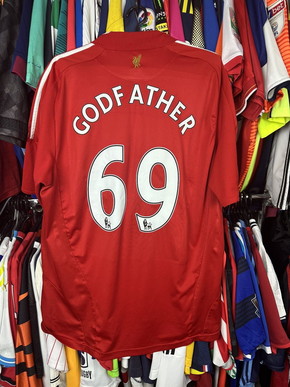 Adidas ADIDAS LIVERPOOL 2008 GODFATHER FOOTBALL SHIRT SOCCER JERSEY Size US XL / EU 56 / 4 - 2 Thumbnail