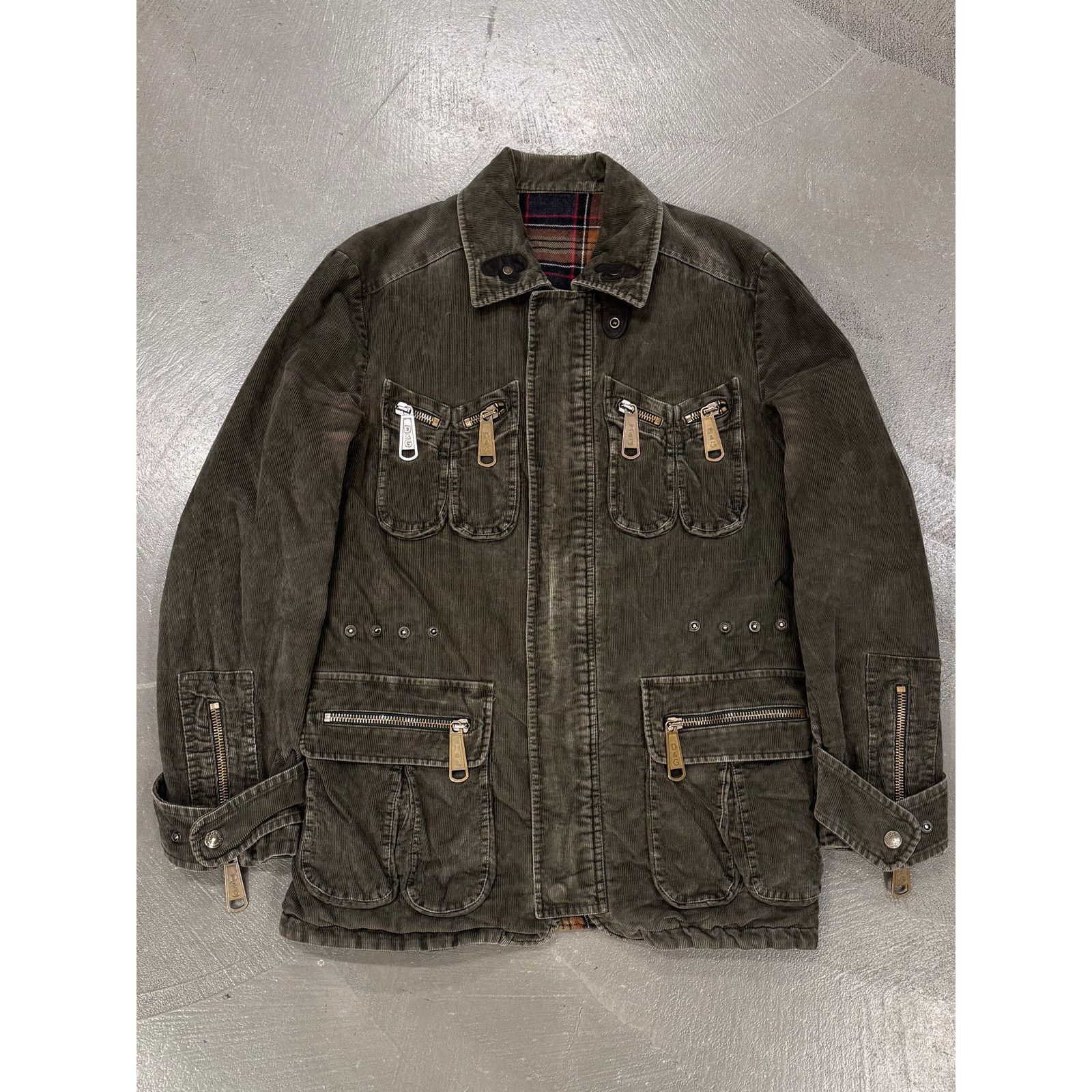Dolce & Gabbana A/W2003 Dolce & Gabbana corduroy cargo jacket Size US M / EU 48-50 / 2 - 1 Thumbnail
