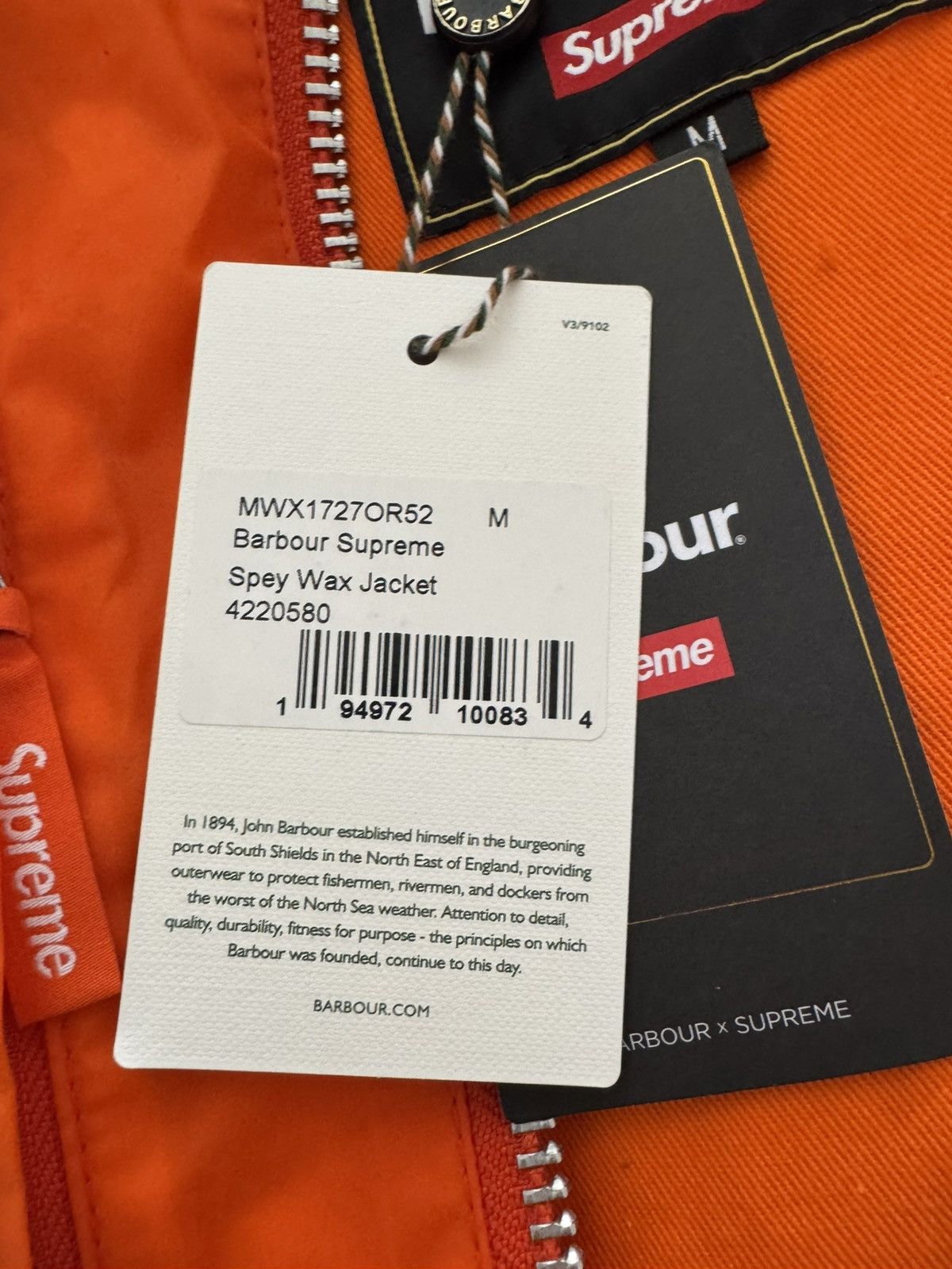 Barbour × Supreme Supreme Barbour Lightweight Field Jacket Size US M / EU 48-50 / 2 - 5 Thumbnail