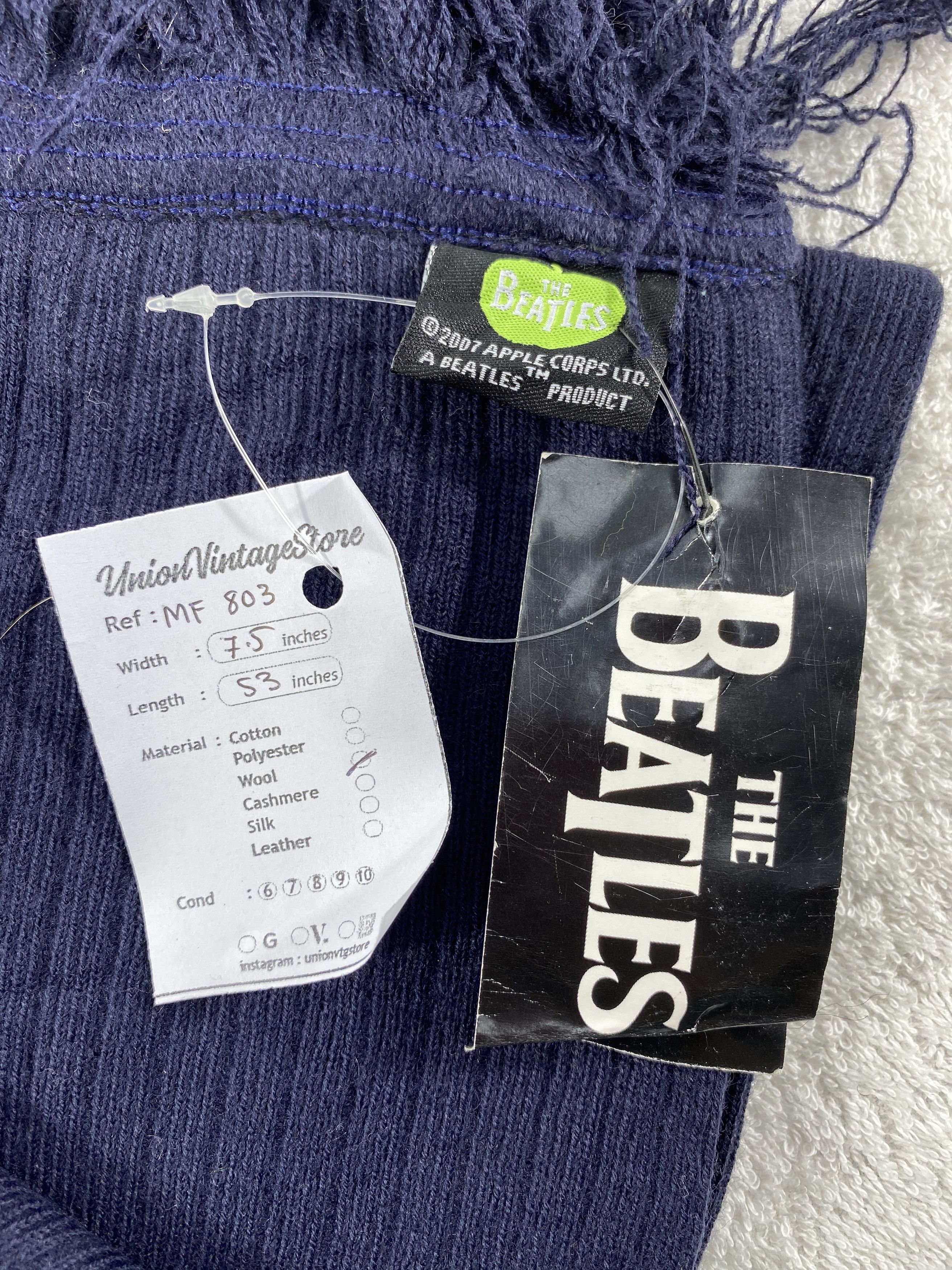Vintage Vintage The Beatles Scarf/Muffler/Neckwear MF803 Size ONE SIZE - 5 Thumbnail