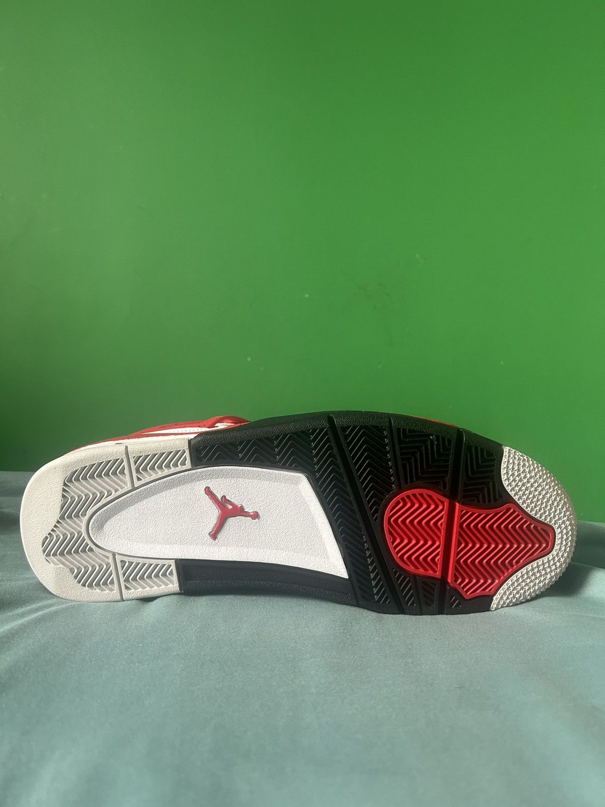 Jordan Brand Nike Air Jordan 4 Red Cement 2023 Size US 12 / EU 45 - 5 Thumbnail