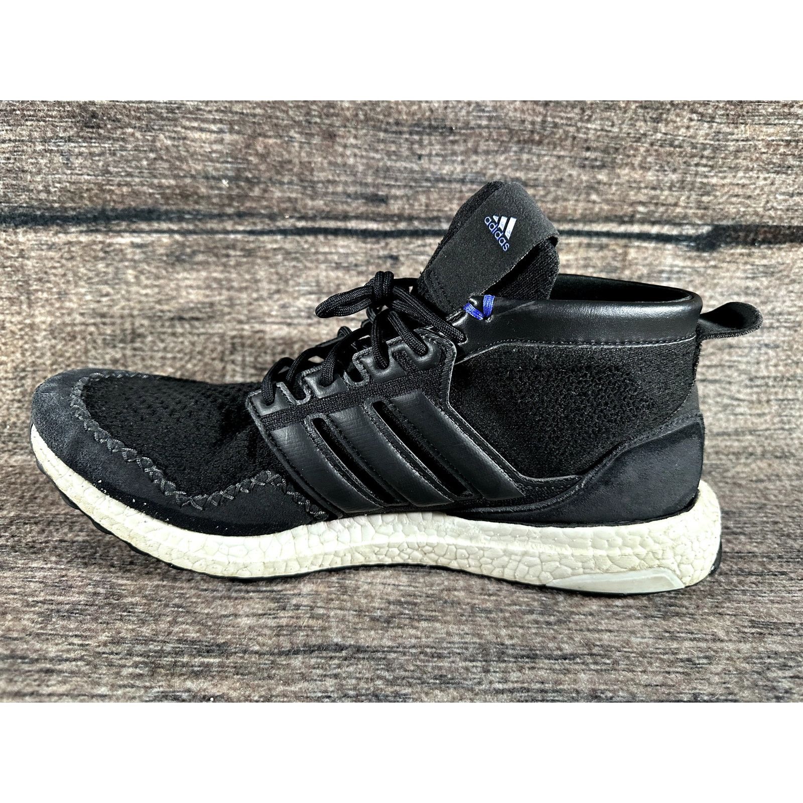 Adidas Adidas Ultraboost High 1.0 rLEA Black White Size 12.5 FZ3985 Size US 12.5 / EU 45-46 - 4 Thumbnail