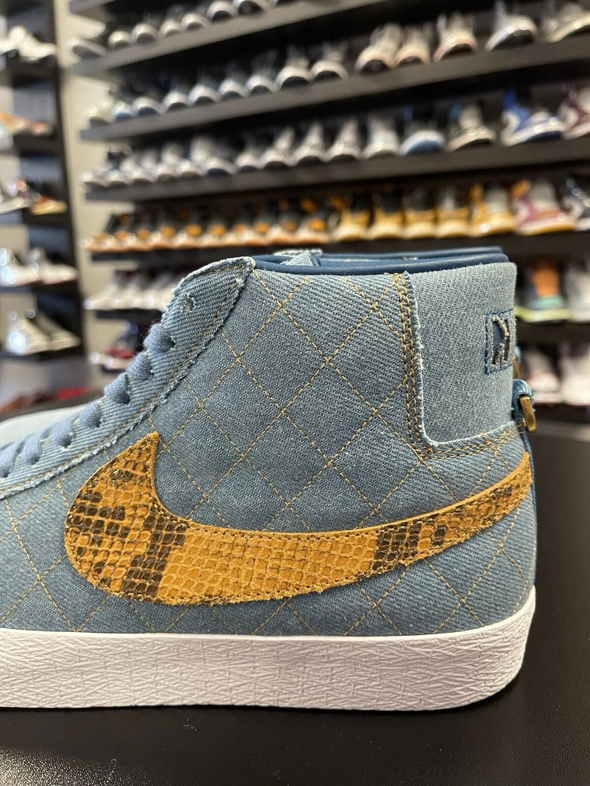 Nike Size 10 - Nike SB Zoom Blazer Mid QS x Supreme Denim 2022 Size US 10 / EU 43 - 5 Thumbnail