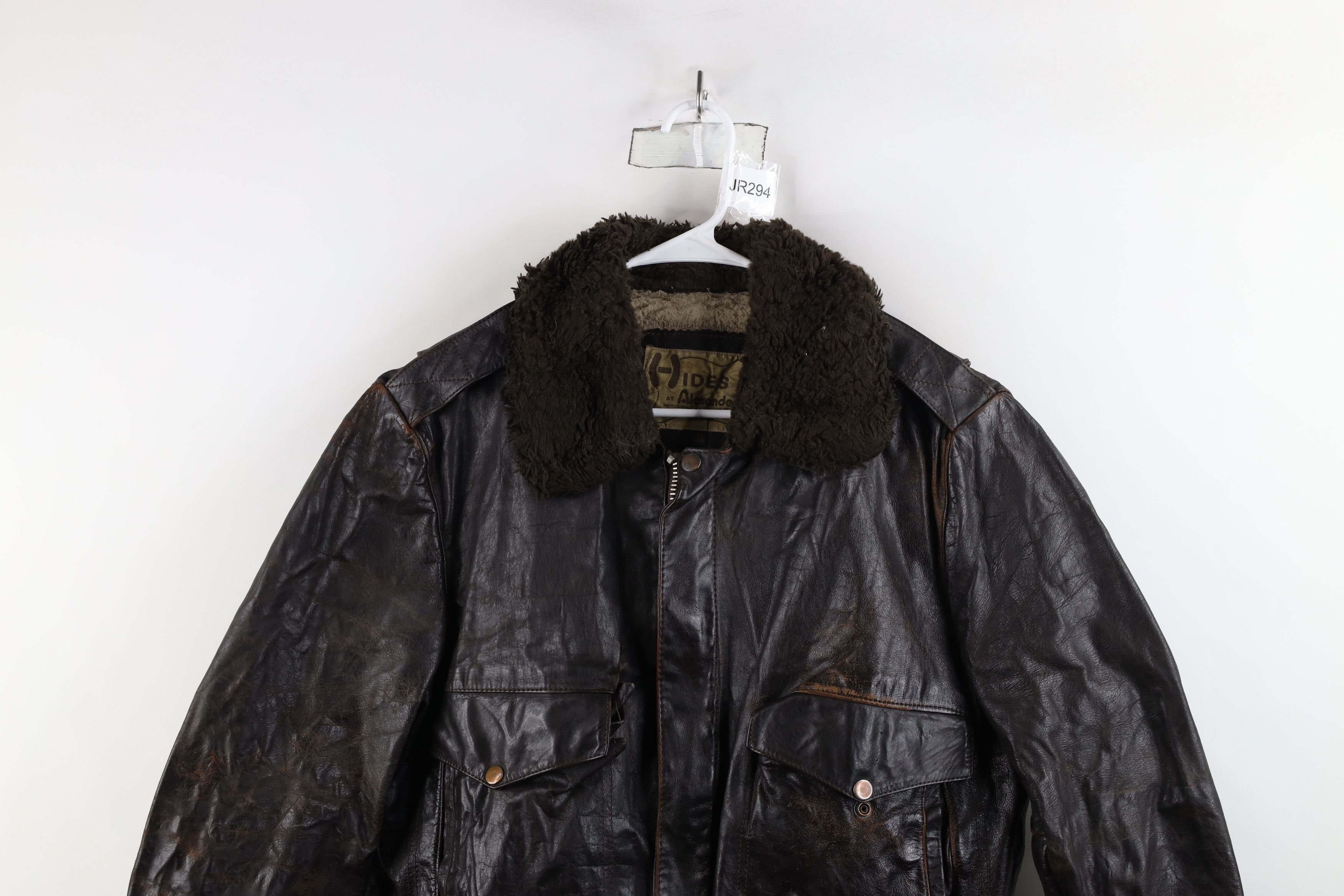 Vintage Vintage 70s Fleece Lined G-1 Flight Bomber Jacket Brown Size US L / EU 52-54 / 3 - 2 Thumbnail
