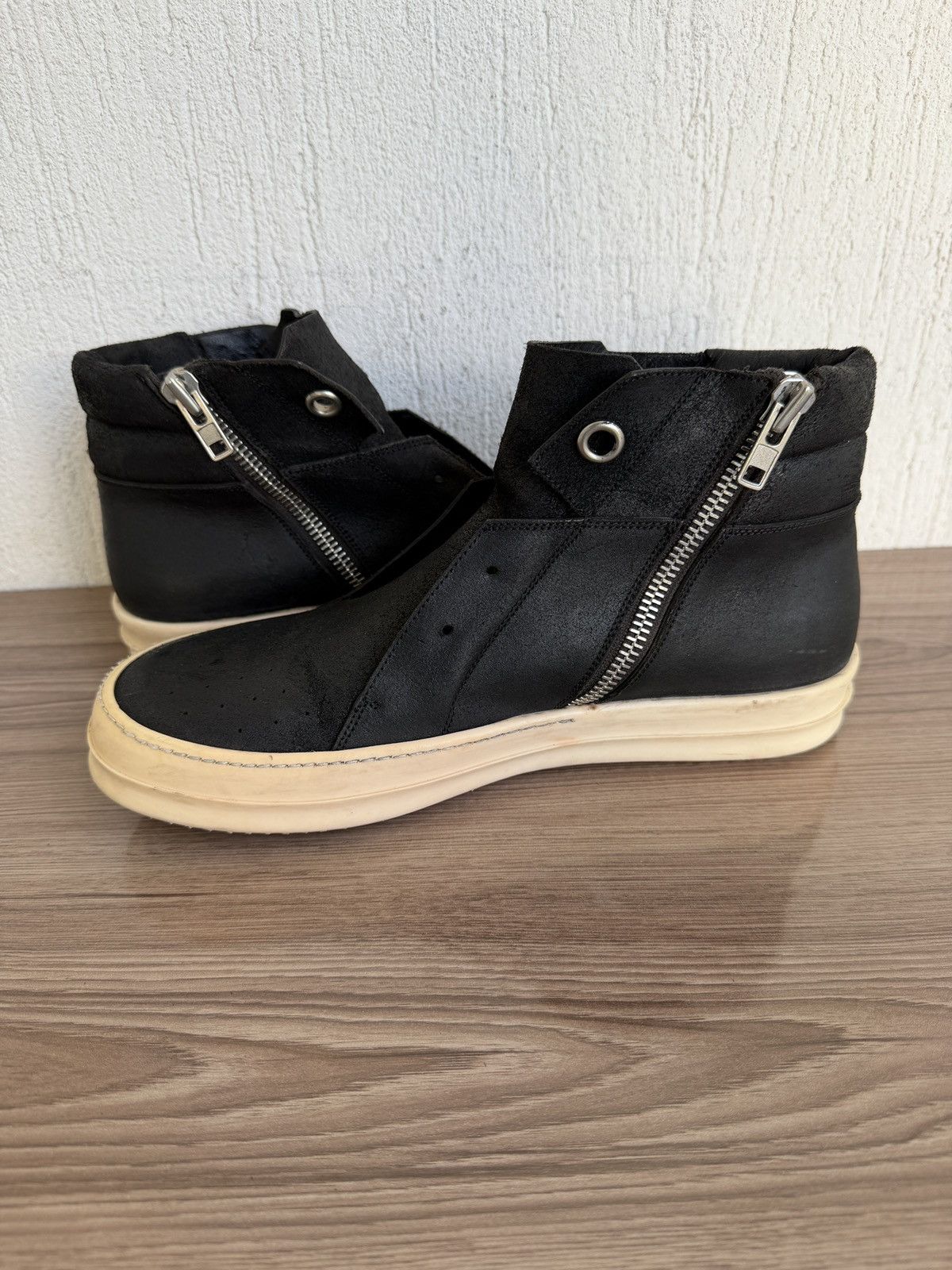Rick Owens E15🕷️ Blistered leather island dunks Size US 10.5 / EU 43-44 - 18 Thumbnail