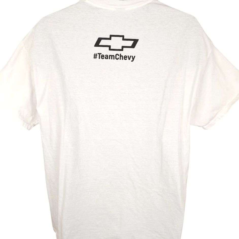 Vintage Chevrolet Racing T Shirt Mens Size XL White Team Chevy Size US XL / EU 56 / 4 - 4 Thumbnail